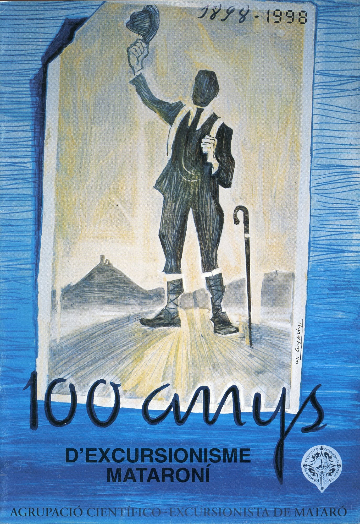 100 anys d'excursionisme mataroní : Agrupació Científico-Excursionista 1898-1998 - Portada