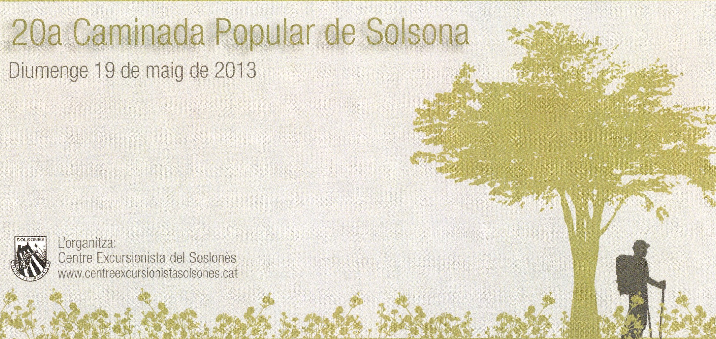 20 Caminada Popular de Solsona : Diumenge 19 de maig de 2013 - Portada