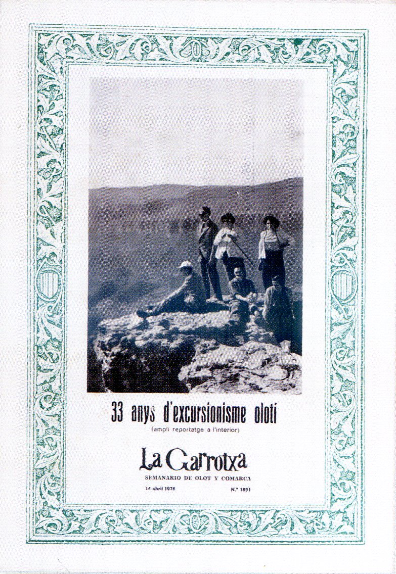 33 anys d'excursionisme olotí : en el centenari de l'excursionisme català - Portada