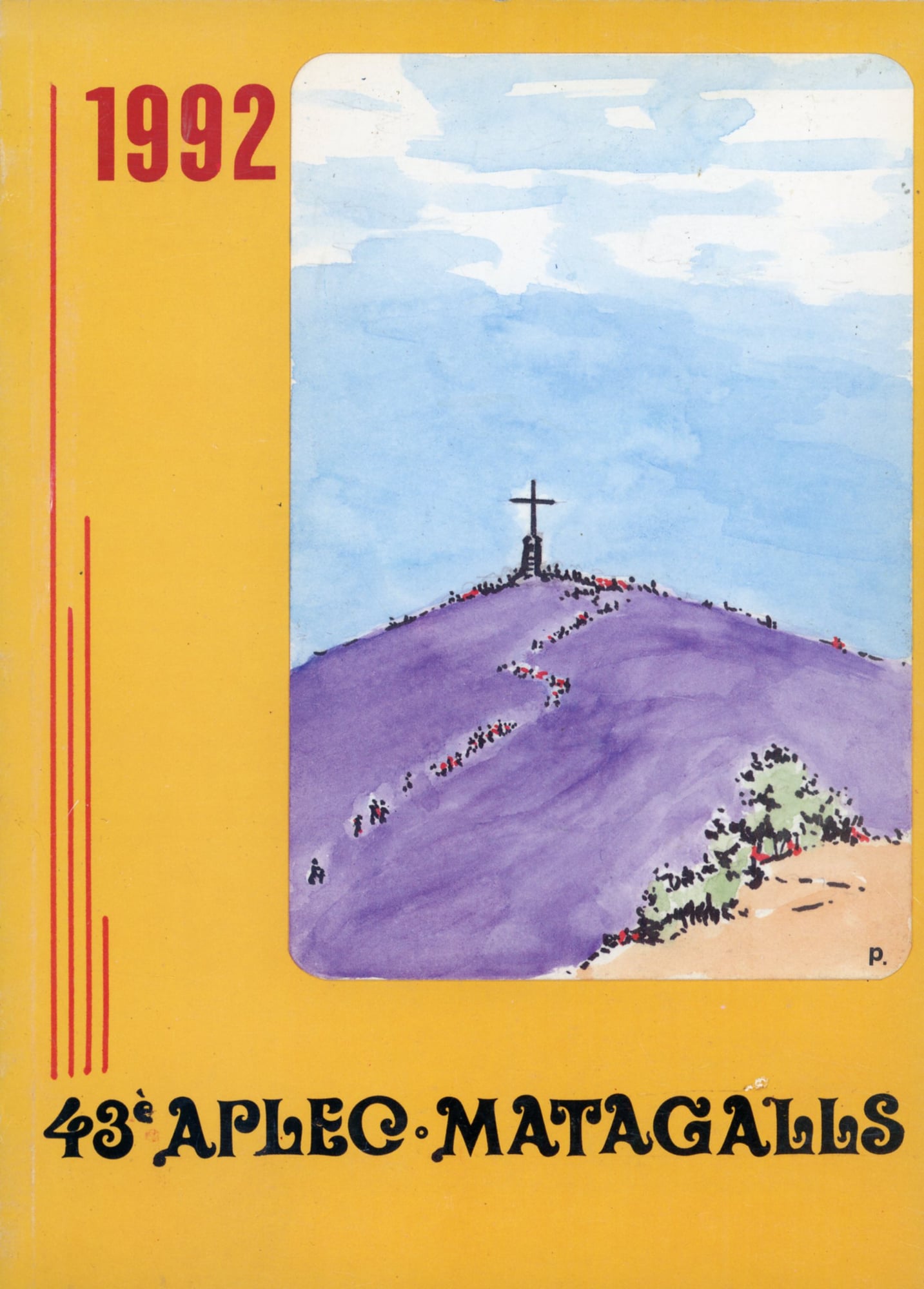 43è Aplec de Matagalls 1992 - Portada