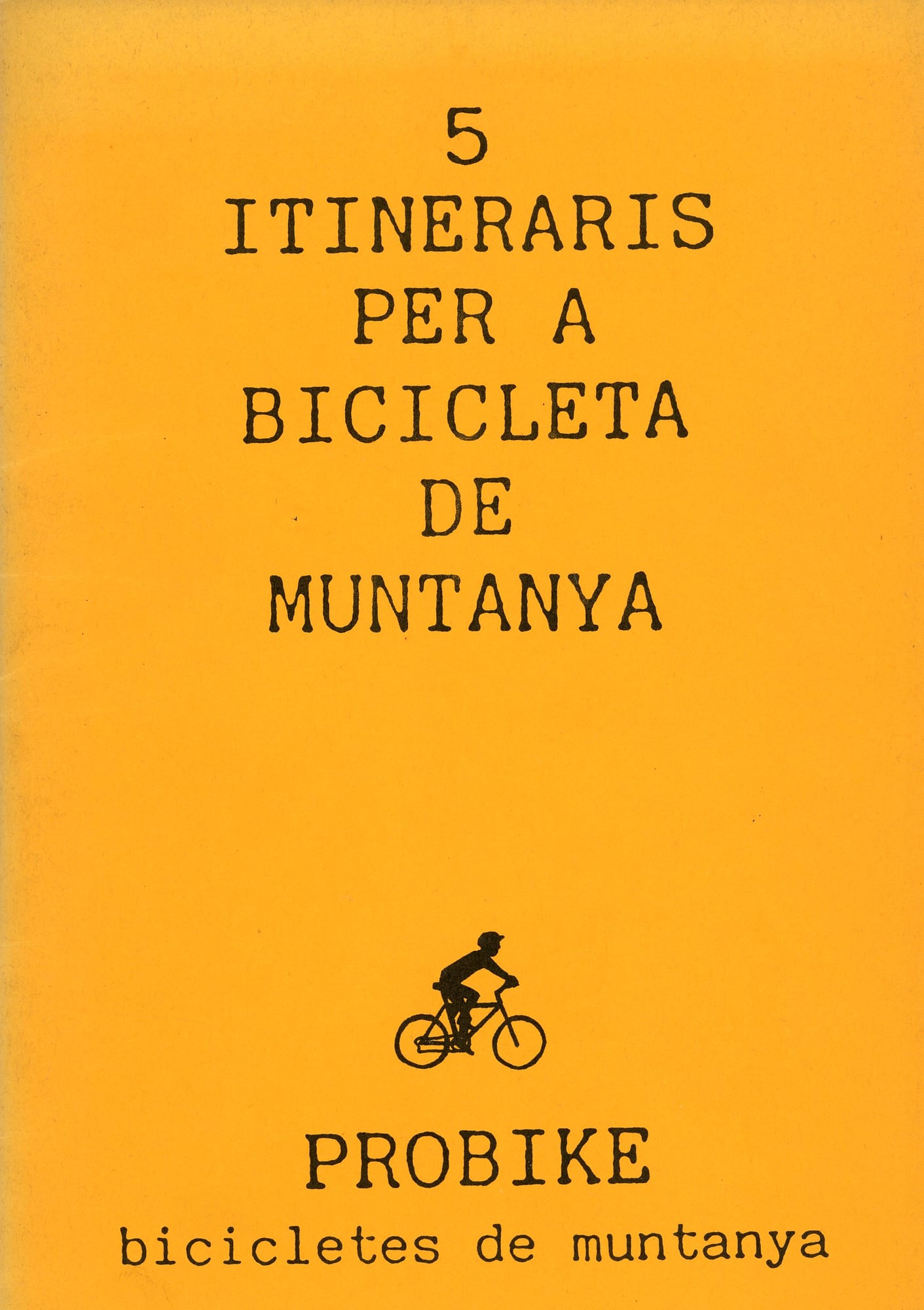 5 itineraris per a bicicleta de muntanya - Portada