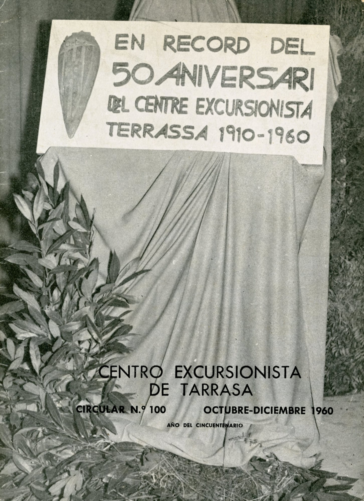 En record del 50 aniversari del Centre Excursionista de Terrassa 1910-1960 - Portada