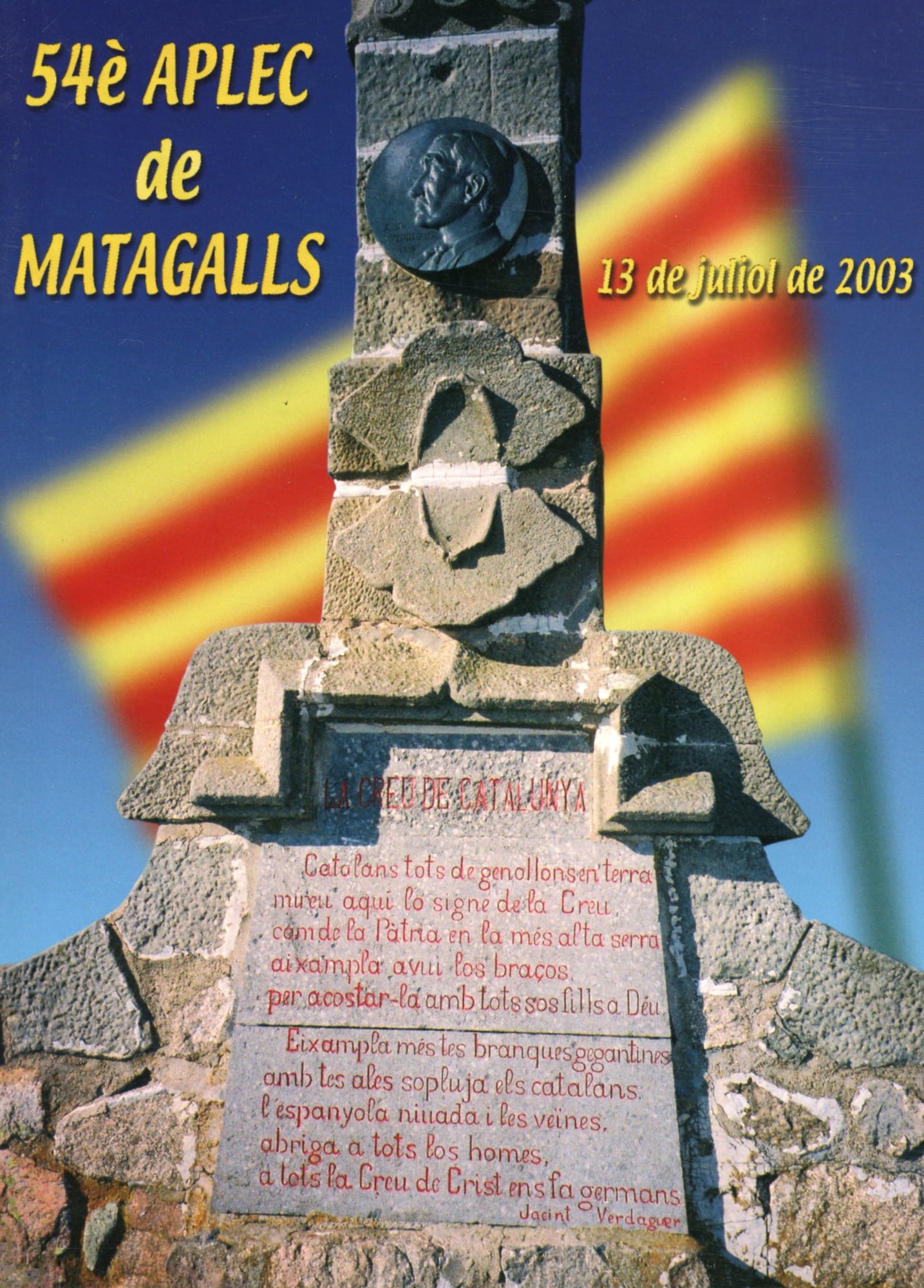 54è Aplec de Matagalls : 13 de juliol de 2003 - Portada