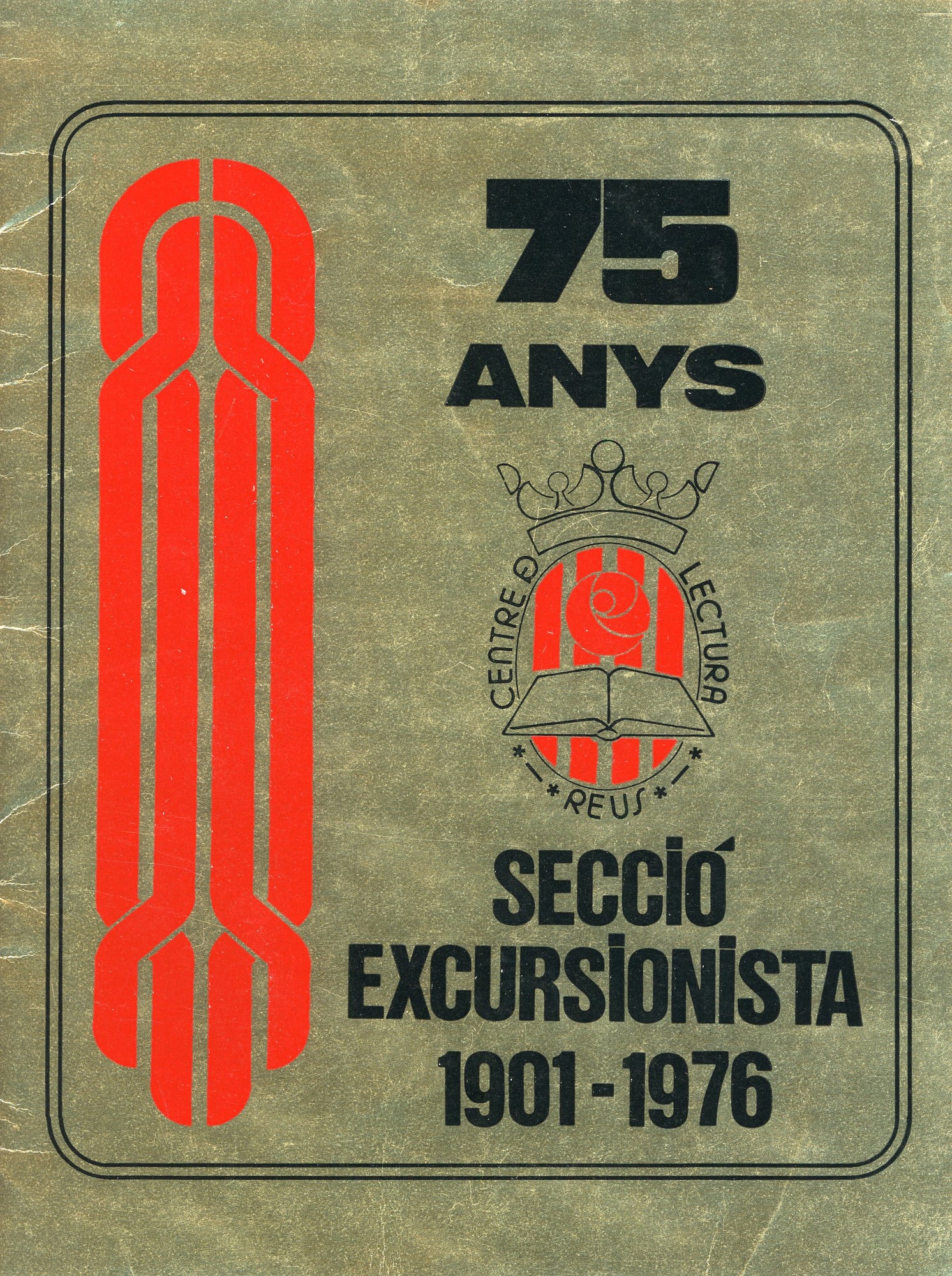 75 anys Secció Excursionista 1901-1976 Centre de Lectura Reus - Portada