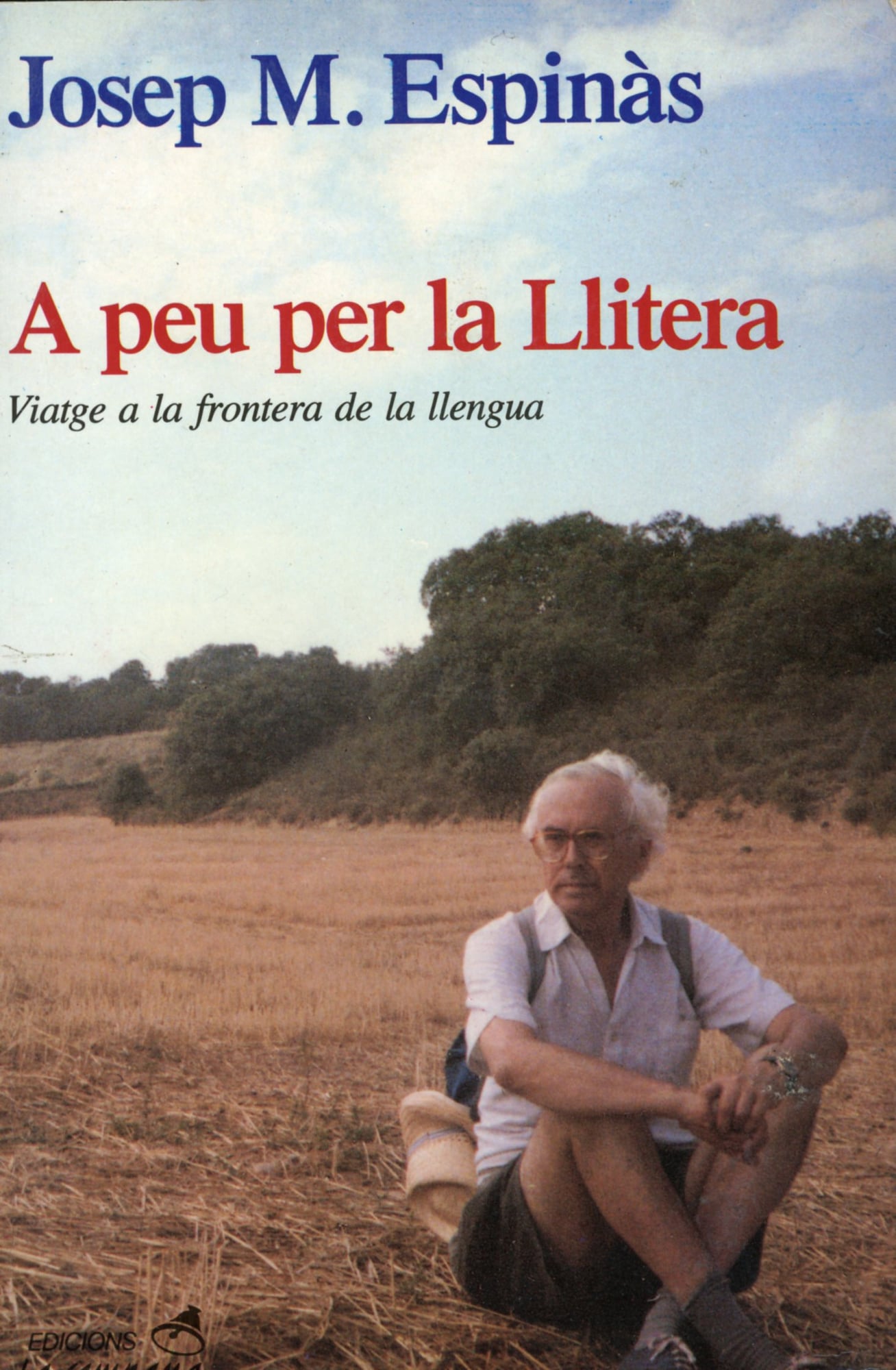 A peu per la Llitera : Viatge a la frontera de la llengua - Portada