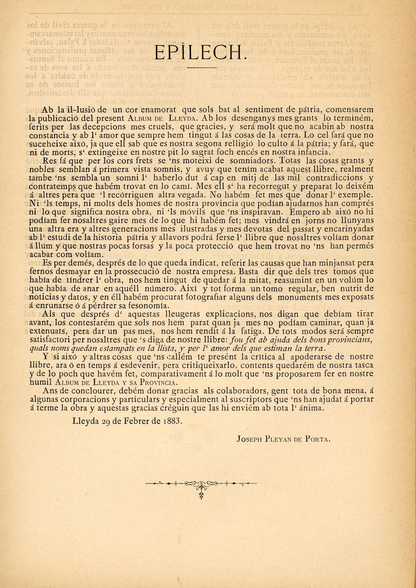 Album histórich, pintoresch y monumental de Lleyda y sa provincia - Miniatura 4