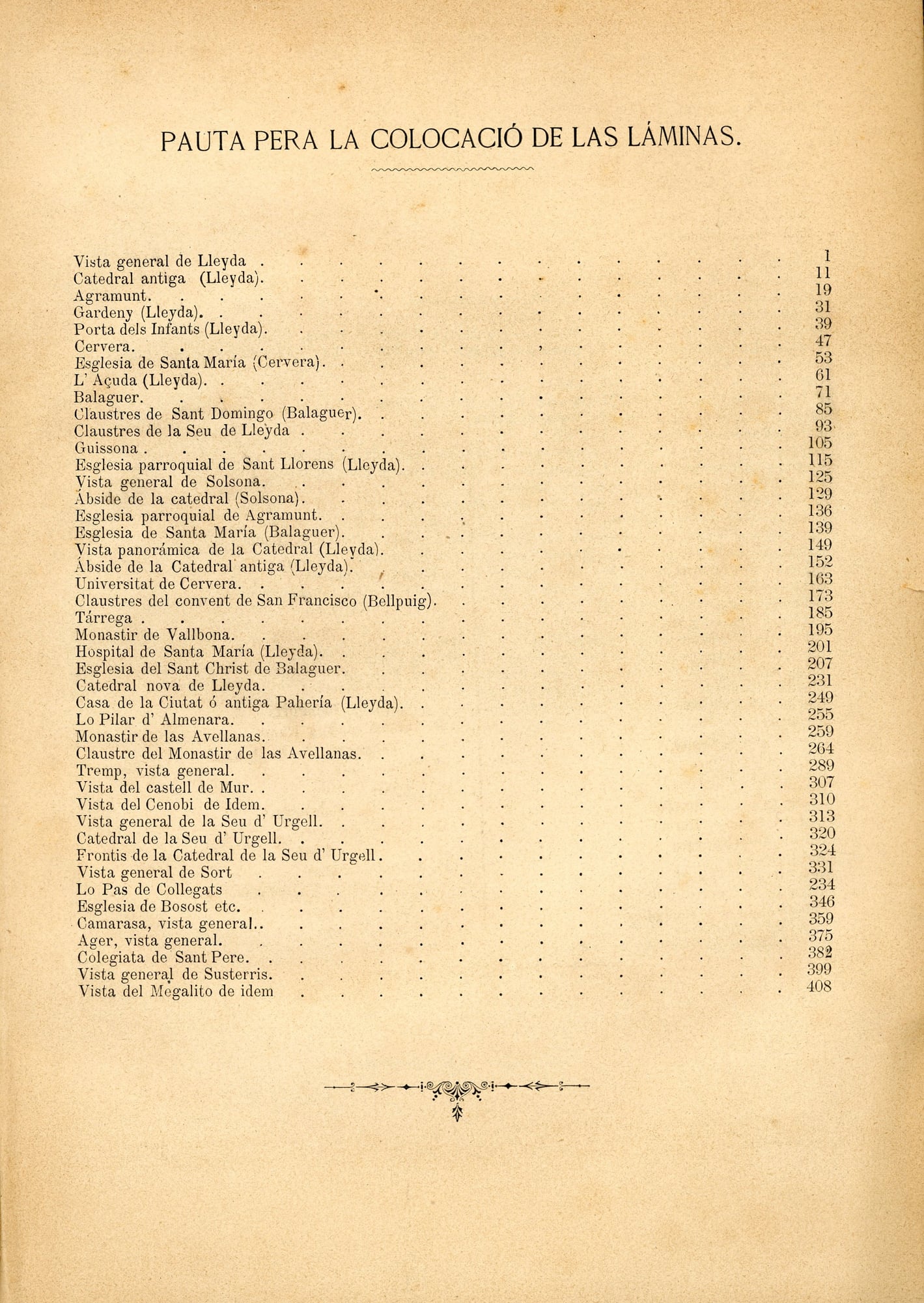 Album histórich, pintoresch y monumental de Lleyda y sa provincia - Miniatura 5