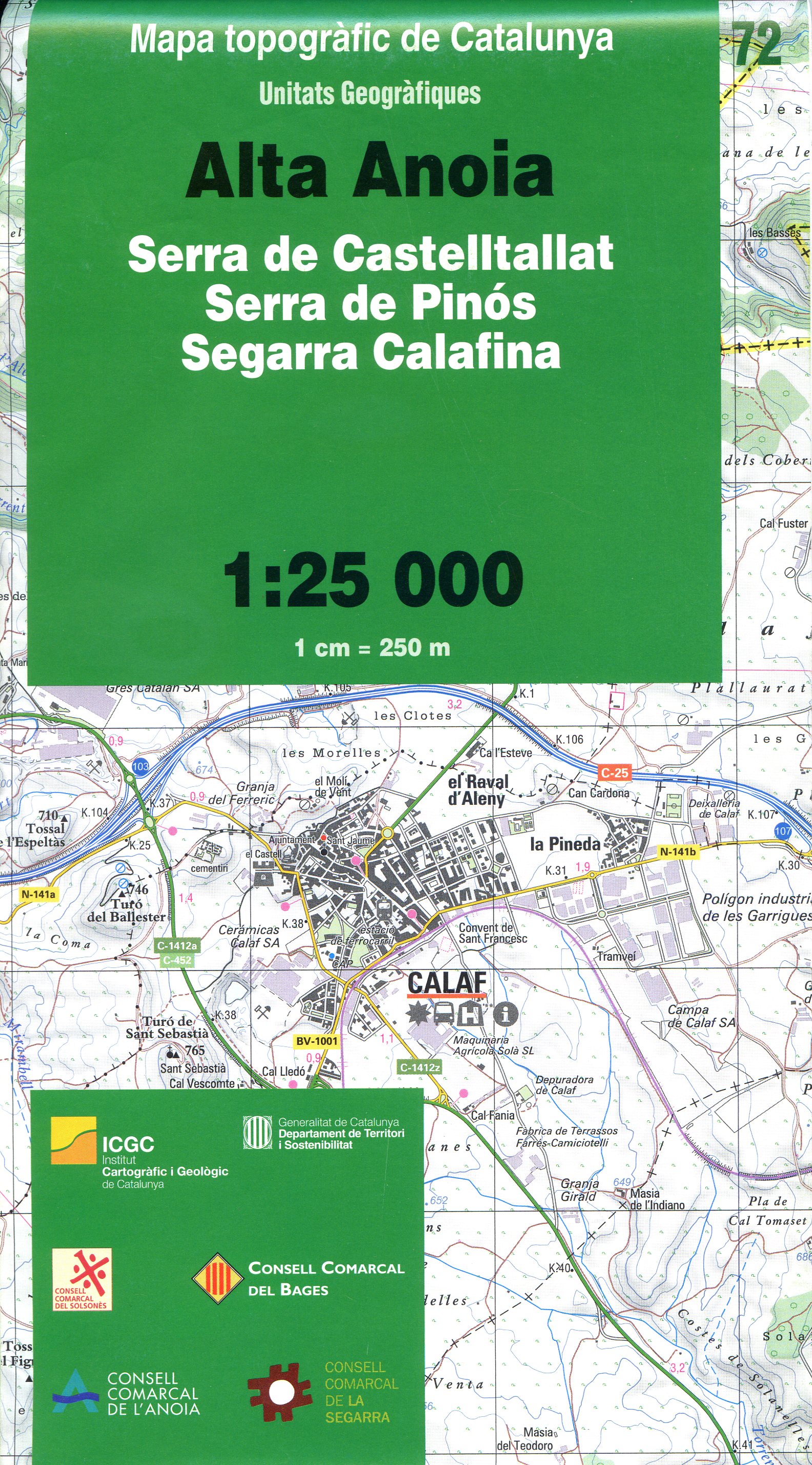 Alta Anoia : Serra de Castelltallat : Serra de Pinó : Segarra Calafina - Portada