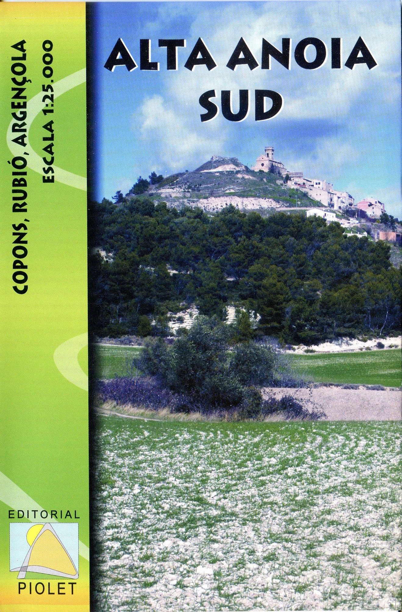 Alta Anoia Sud : Copons, Rubió, Argentona : Escala 1:25.000 - Portada