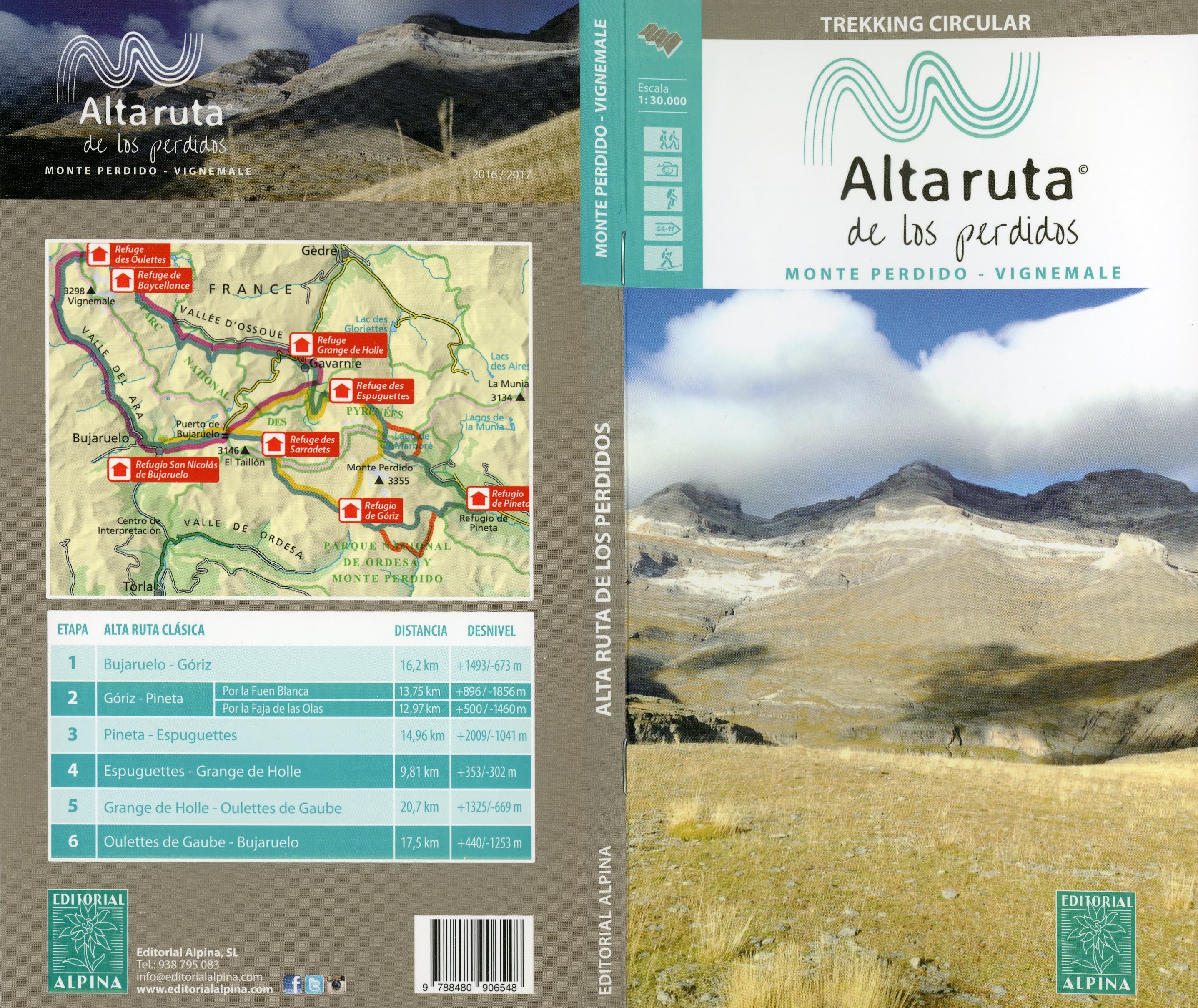 Alta Ruta de Los Perdidos, La : Monte Perdido - Vignemale - Portada