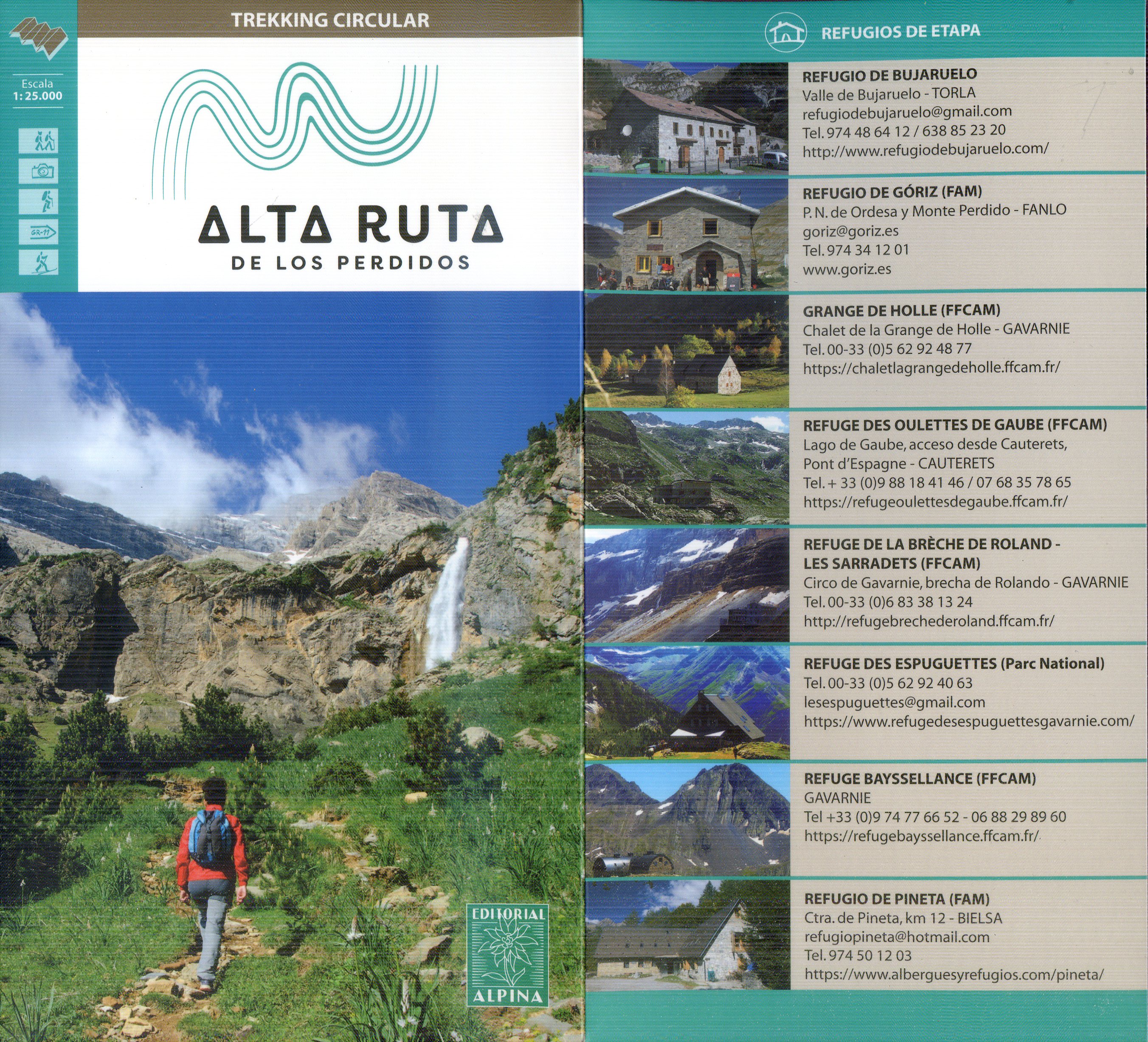Alta ruta de los Perdidos : Monte Perdido - Vignemale - Portada