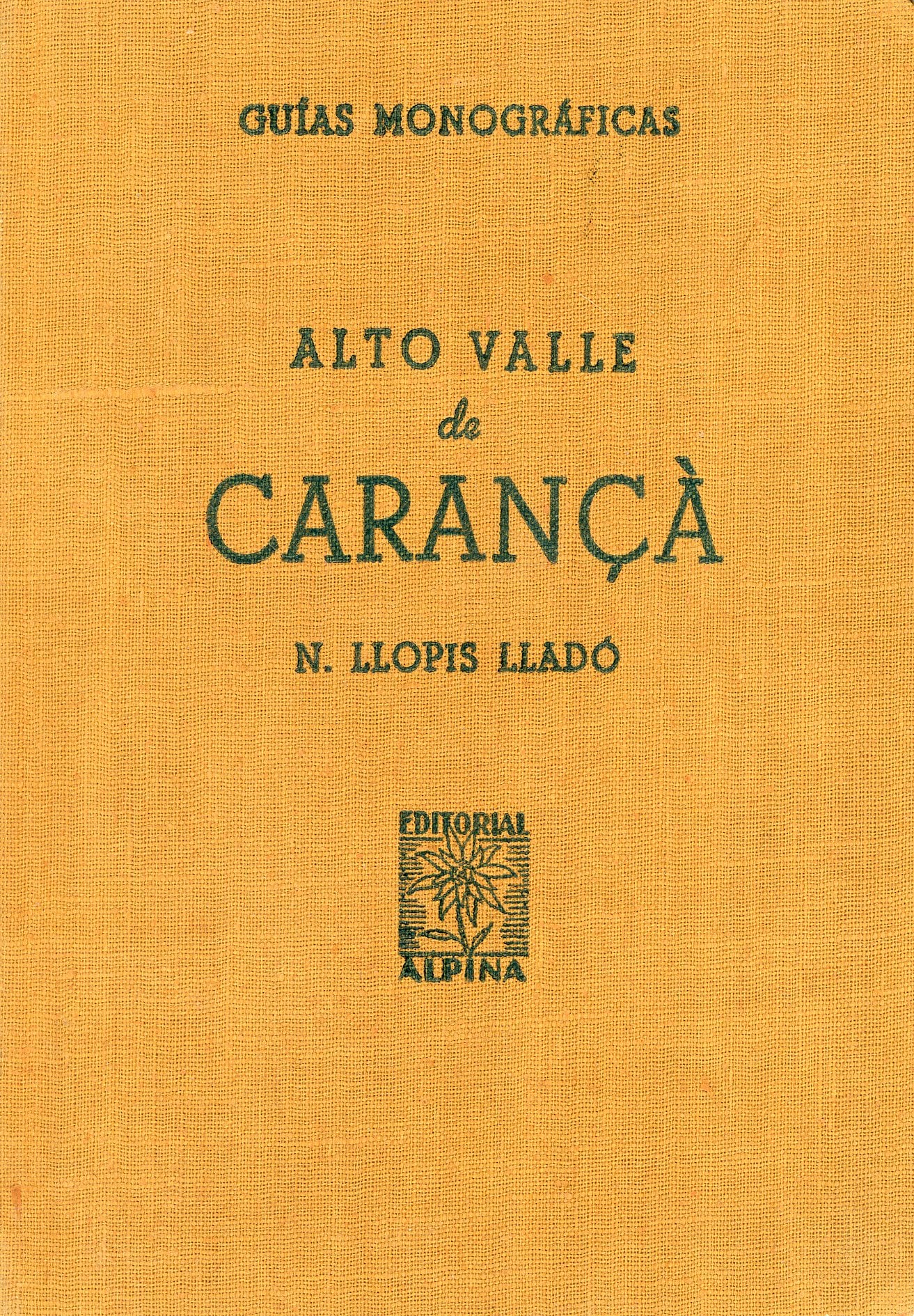 Alto Valle de Carançà - Portada