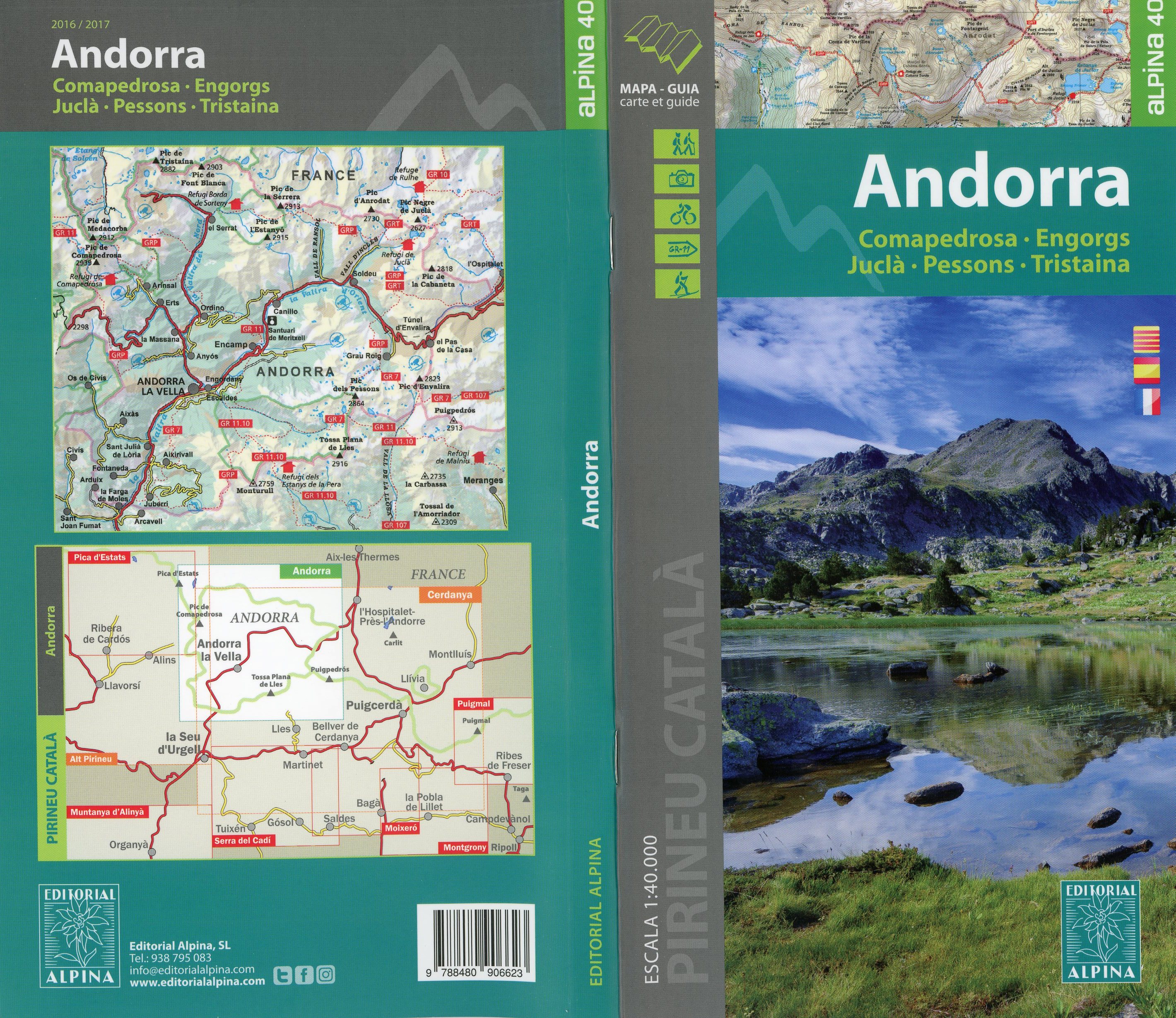 Andorra : Comapedrosa · Engorgs · Juclà · Pessons · Tristaina - Portada