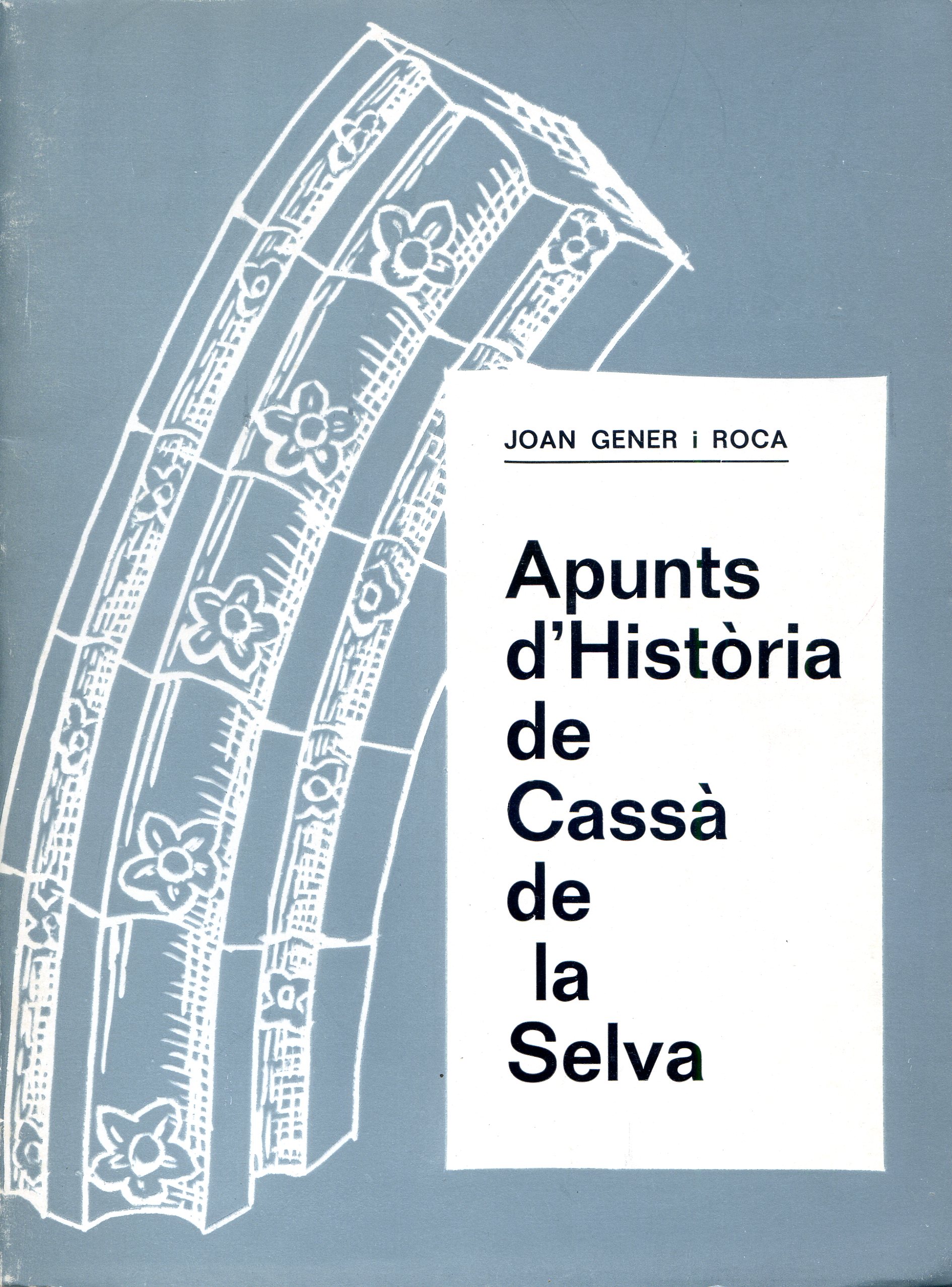 Apunts d'història de Cassà de la Selva - Portada