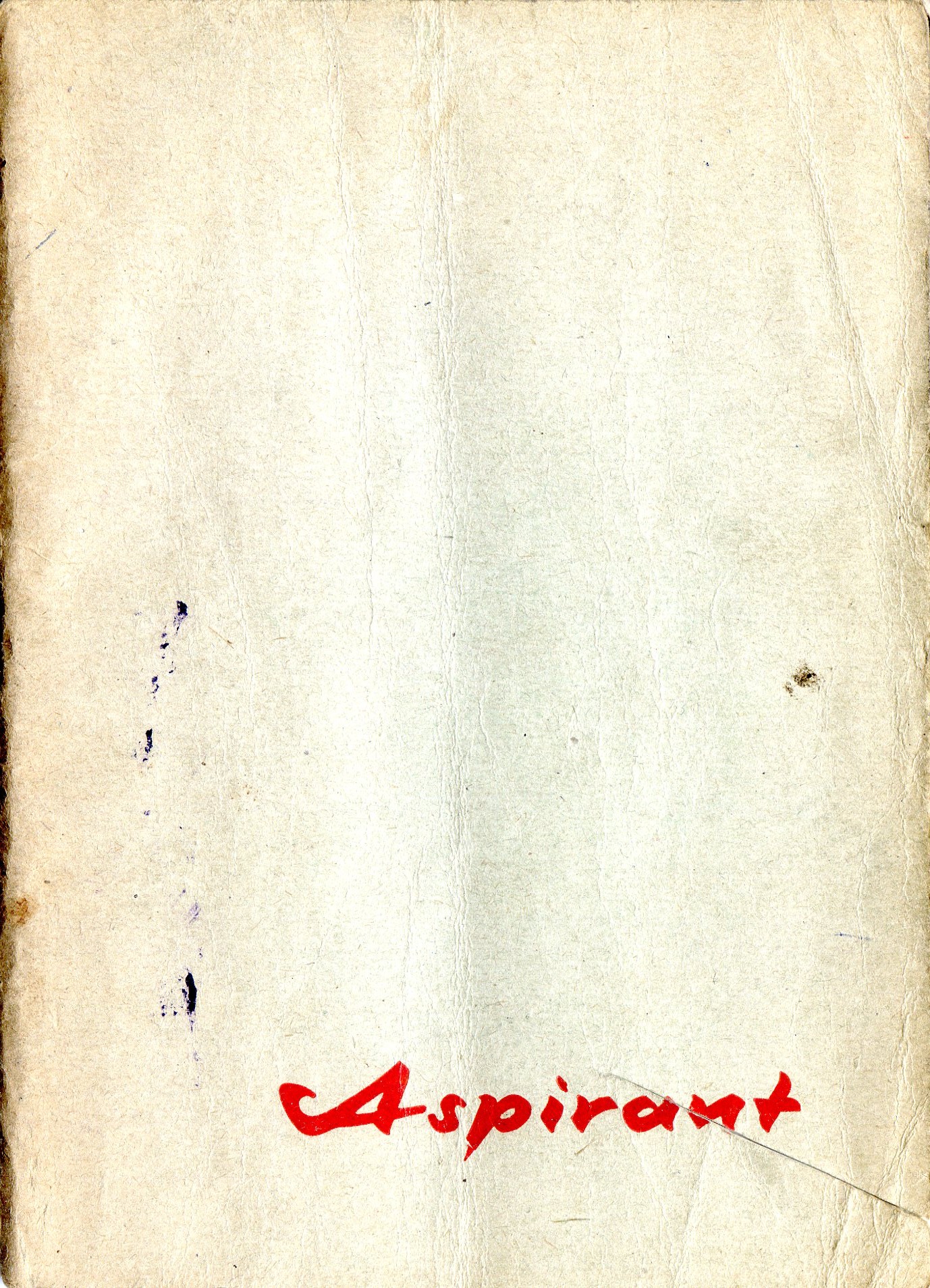 Aspirant - Portada