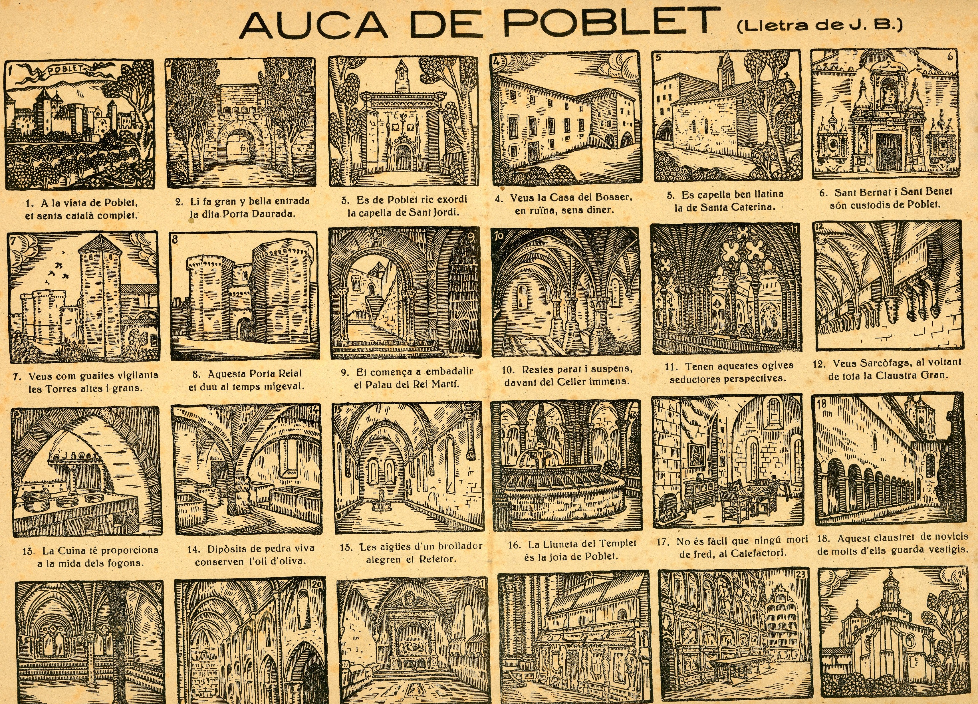 Auca de Poblet - Portada