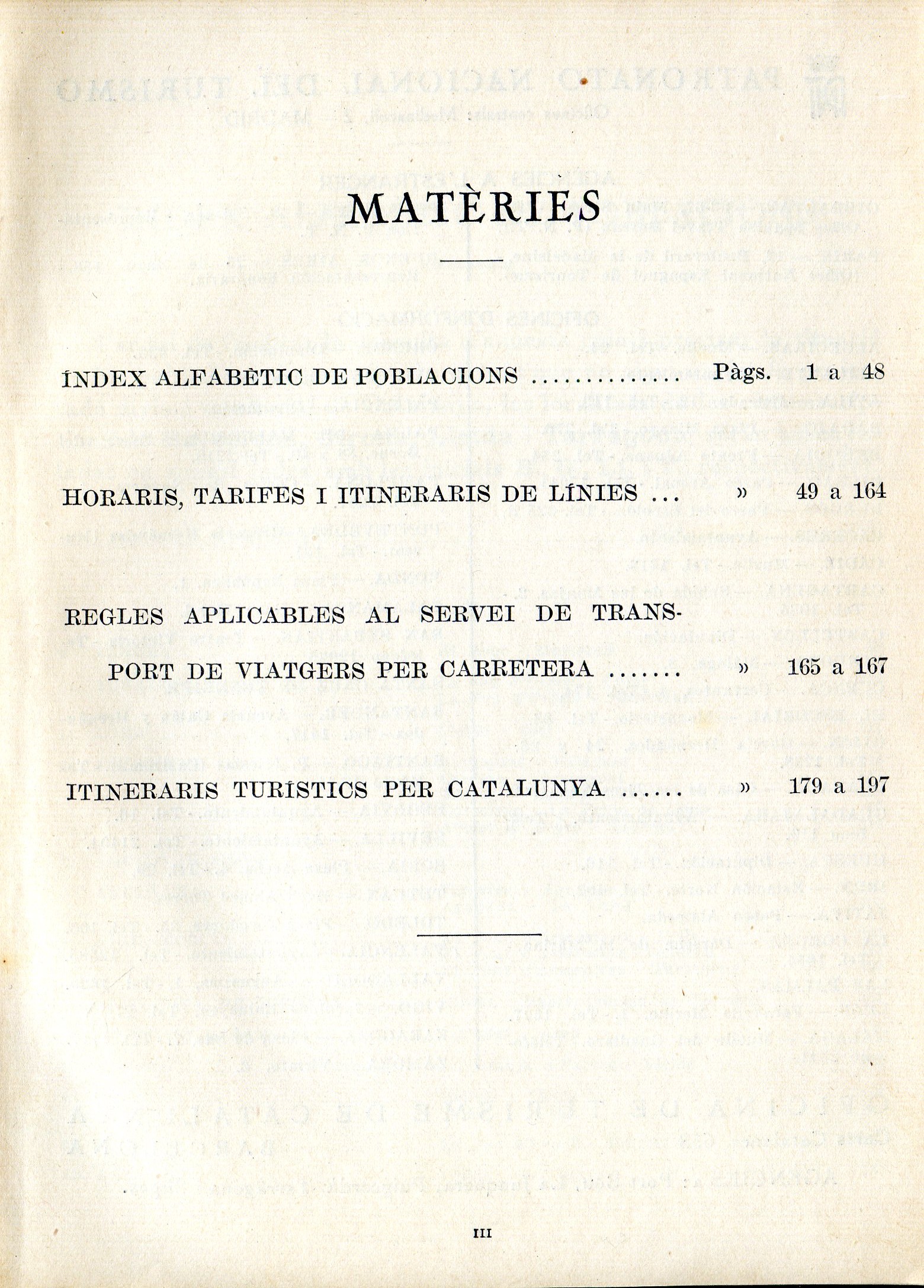 Autoòmnibus de Catalunya : Horaris - Tarifes - Itineraris : Gener-Abril 1934 - Miniatura 2