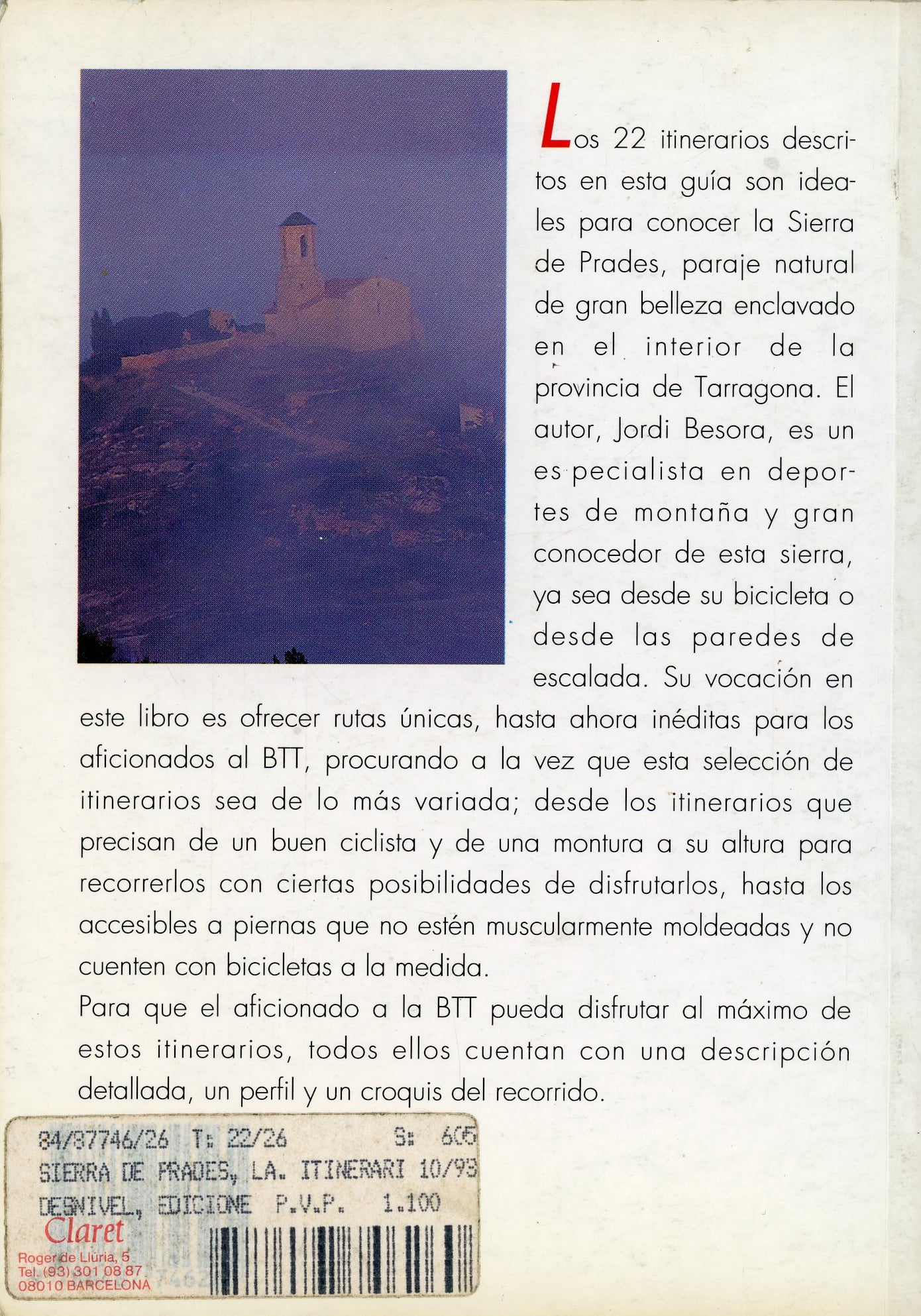 Itinerarios para bicicletas de montaña por Cataluña : La Sierra de Prades - Miniatura 4