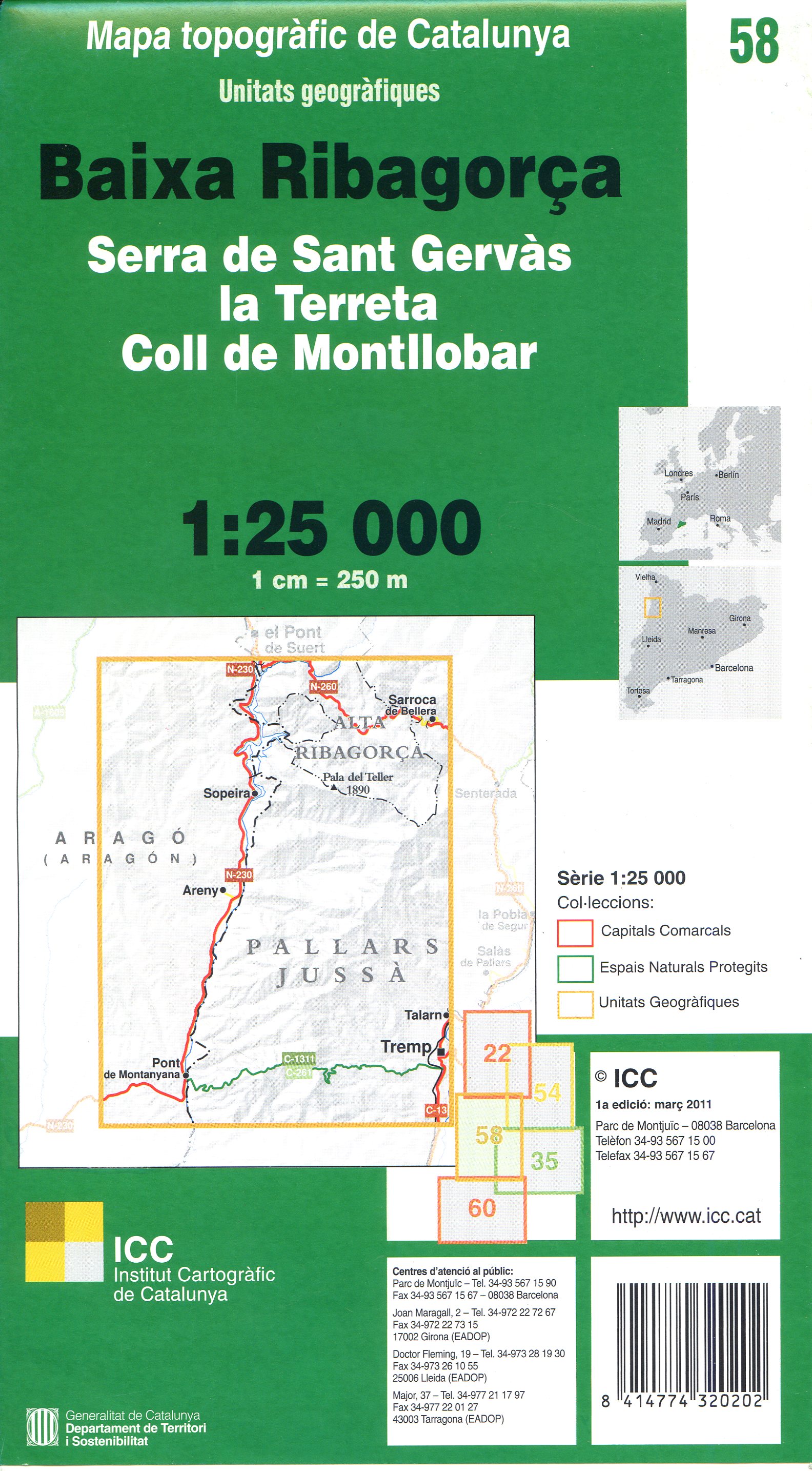 Baixa Ribagorça : Serra de Sant Gervàs : La Terreta : Coll de Montllobar - Miniatura 2