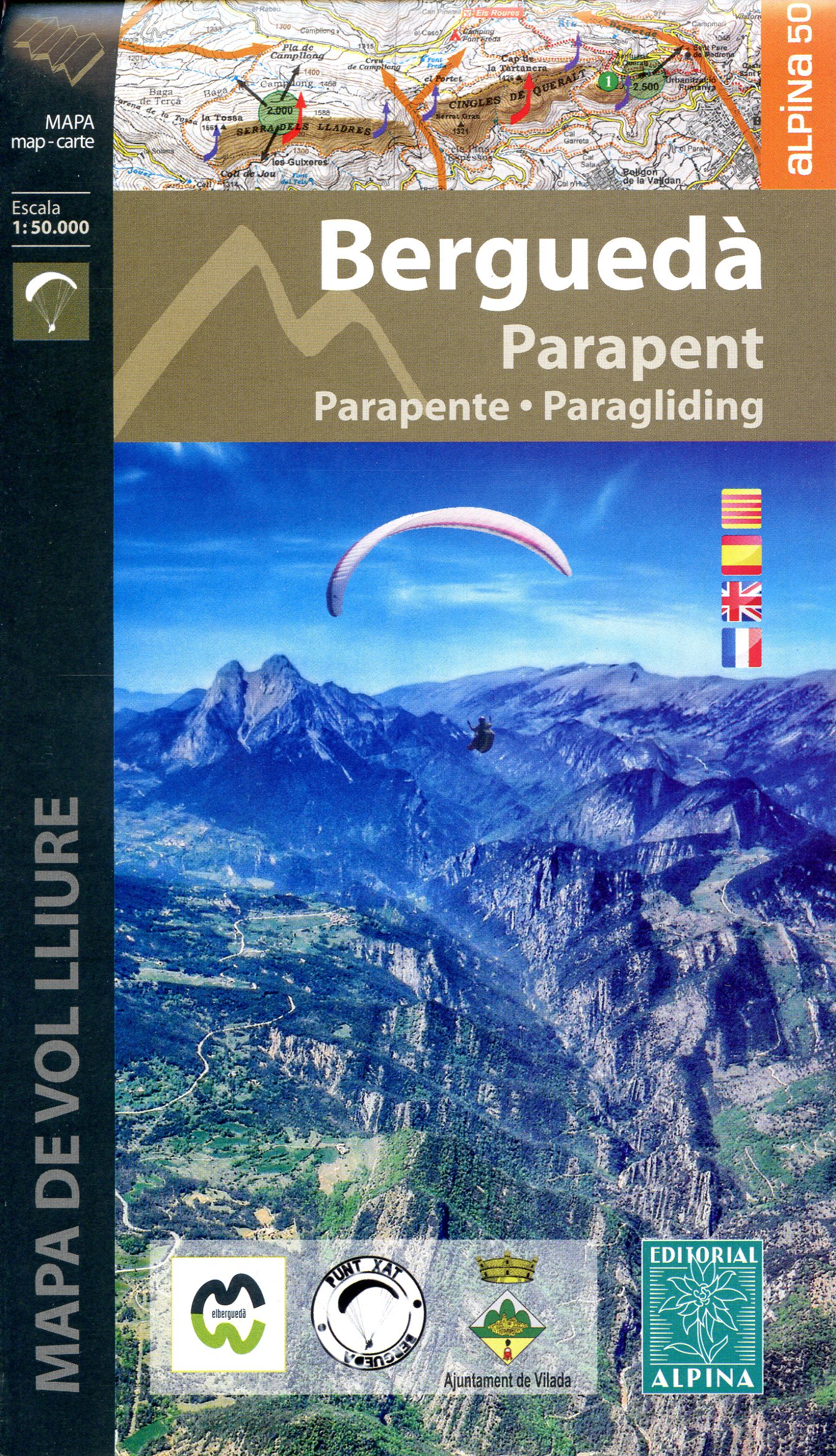 Berguedà : Parapent : Mapa de vol lliure - Portada