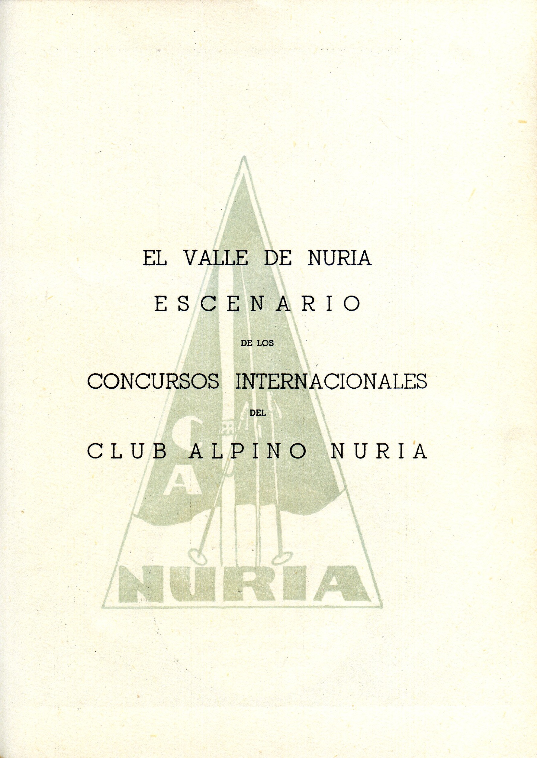 V Concurso Internacional del Club Alpino Núria : 24 - 31 Marzo 1954 - Miniatura 9