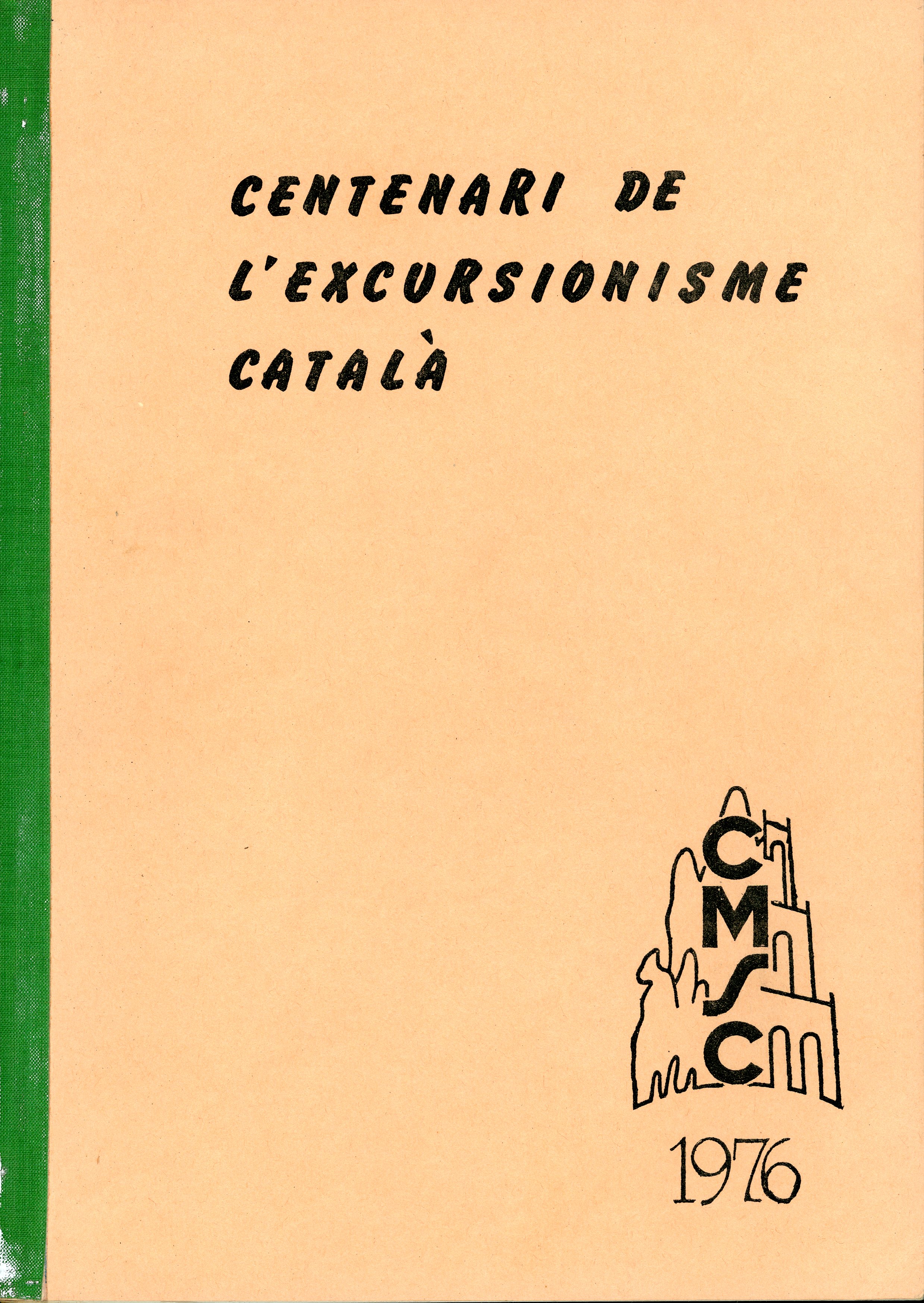 Centenari de l'excursionisme català. Club Muntanyenc Sant Cugat. Activitats de l'any 1976 - Portada