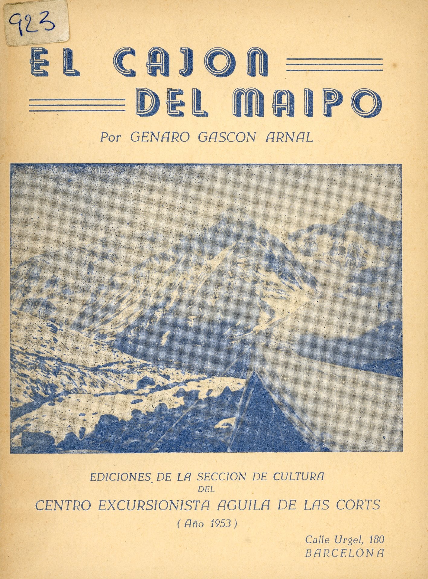 Cajón del Maipo, El - Portada