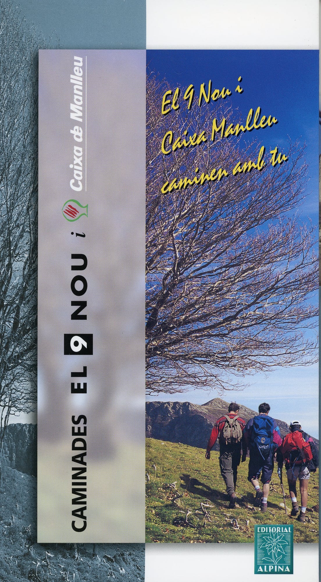 Caminades El 9 Nou i Caixa de Manlleu : El 9 Nou i Caixa Manlleu caminen amb tu - Portada