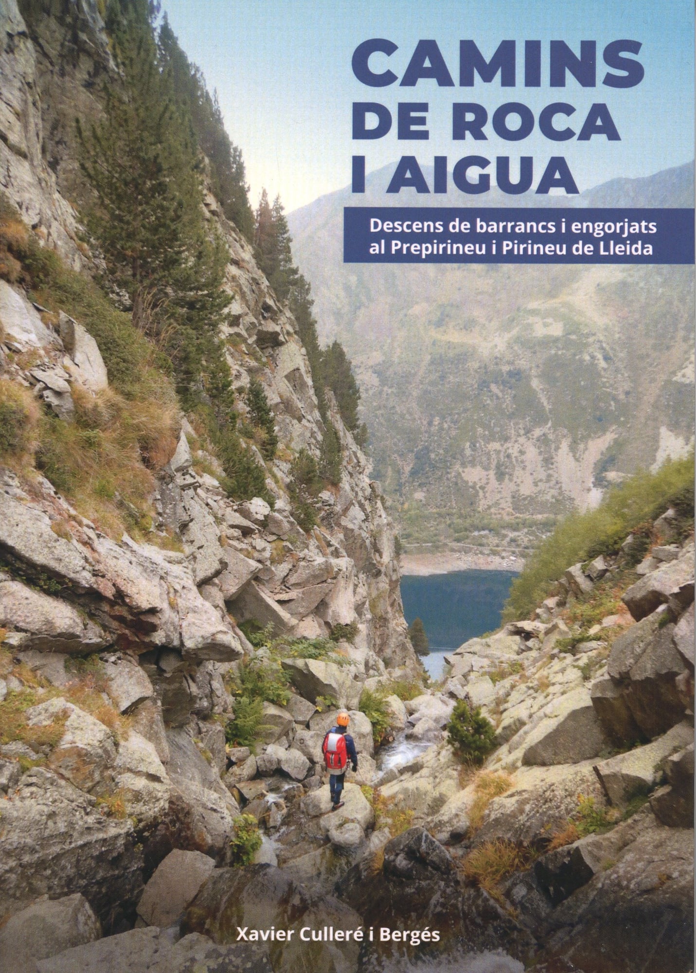 Camins de roca i aigua : Descens de barrancs i engorjats al Prepirineu i Pirineu de Lleida - Portada