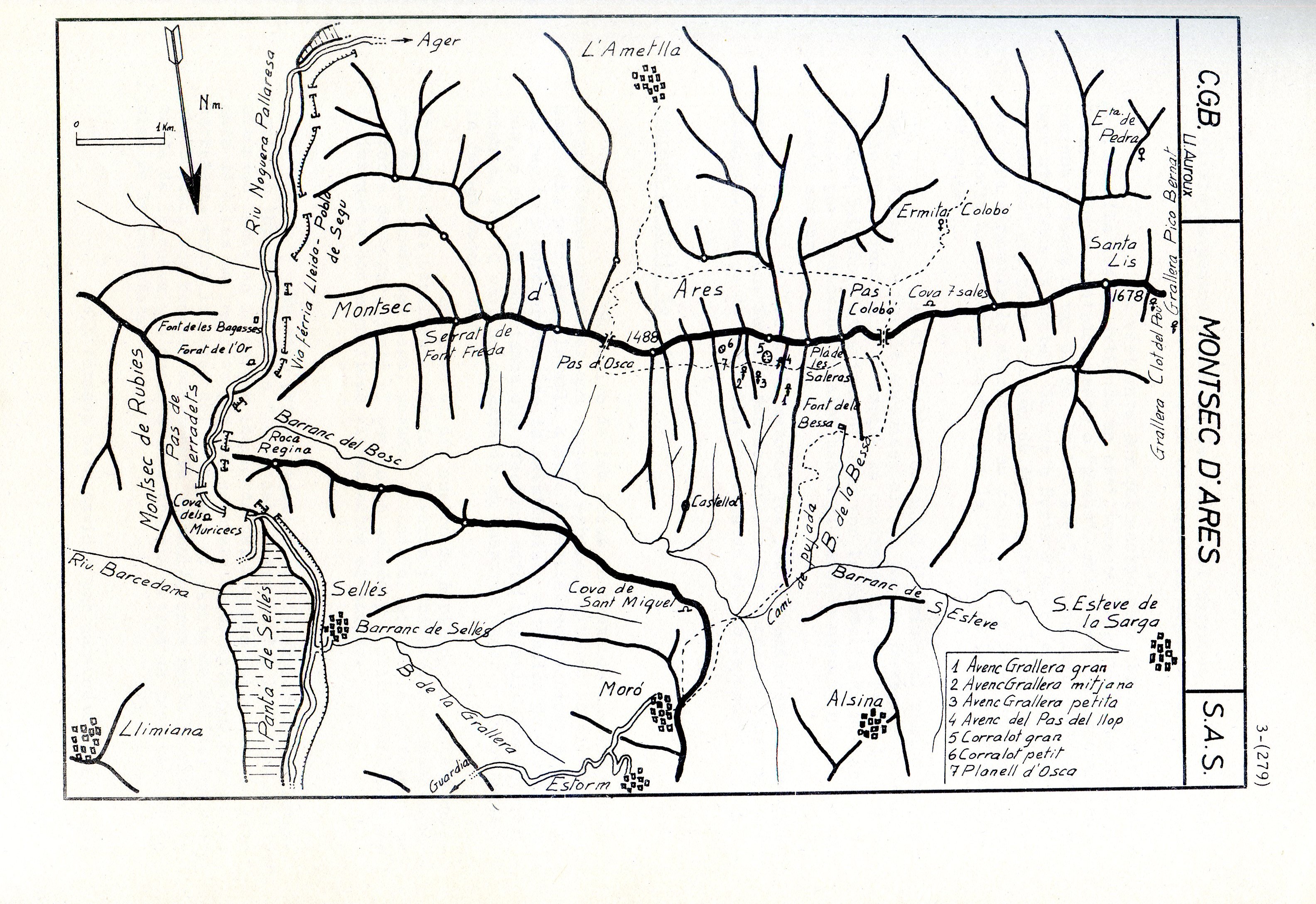 Campañas espeleológicas de la Sierra del Montsec 1958 - 1967 - Miniatura 2