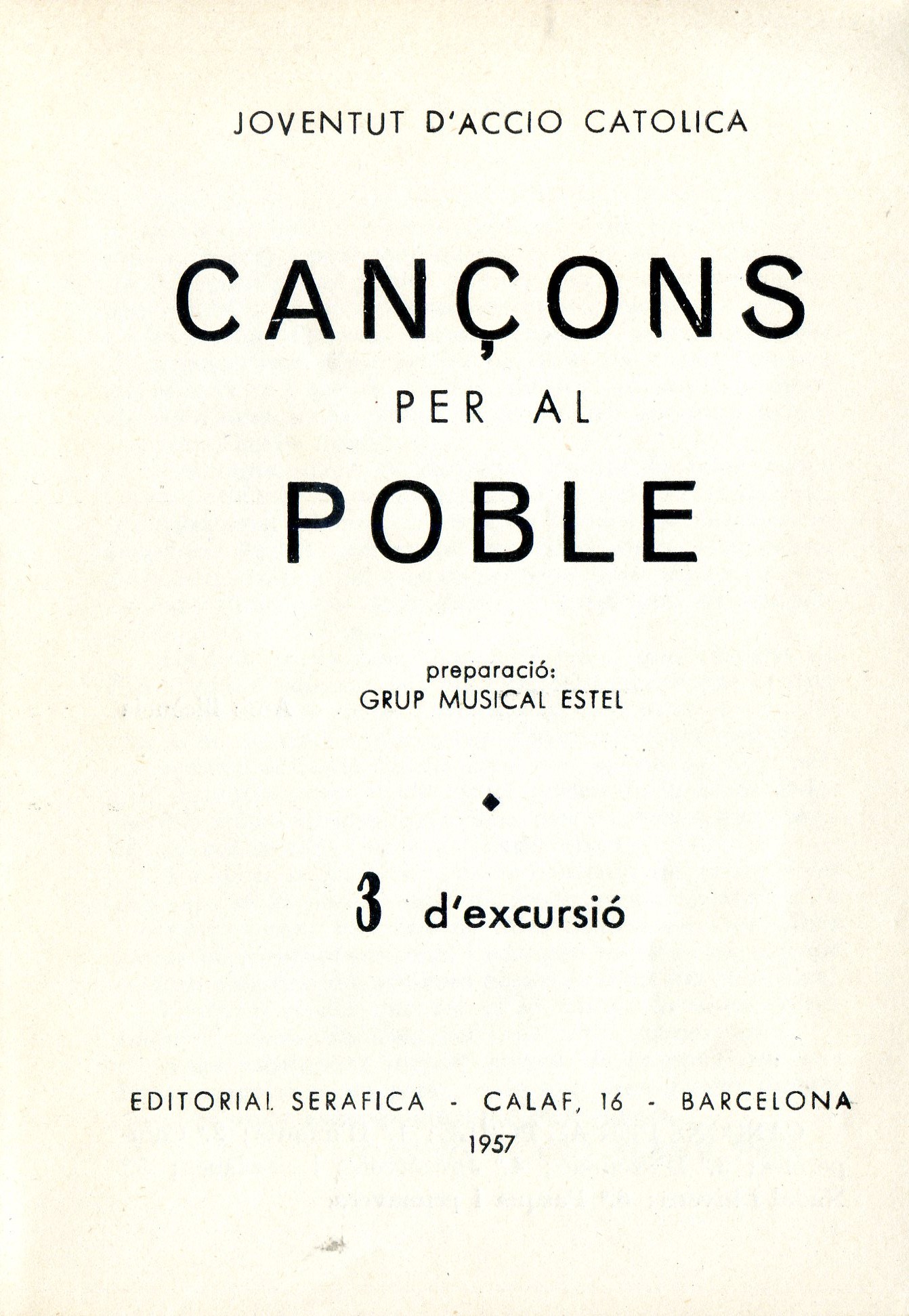 Cançons per al poble : 3 d'excursió - Miniatura 2