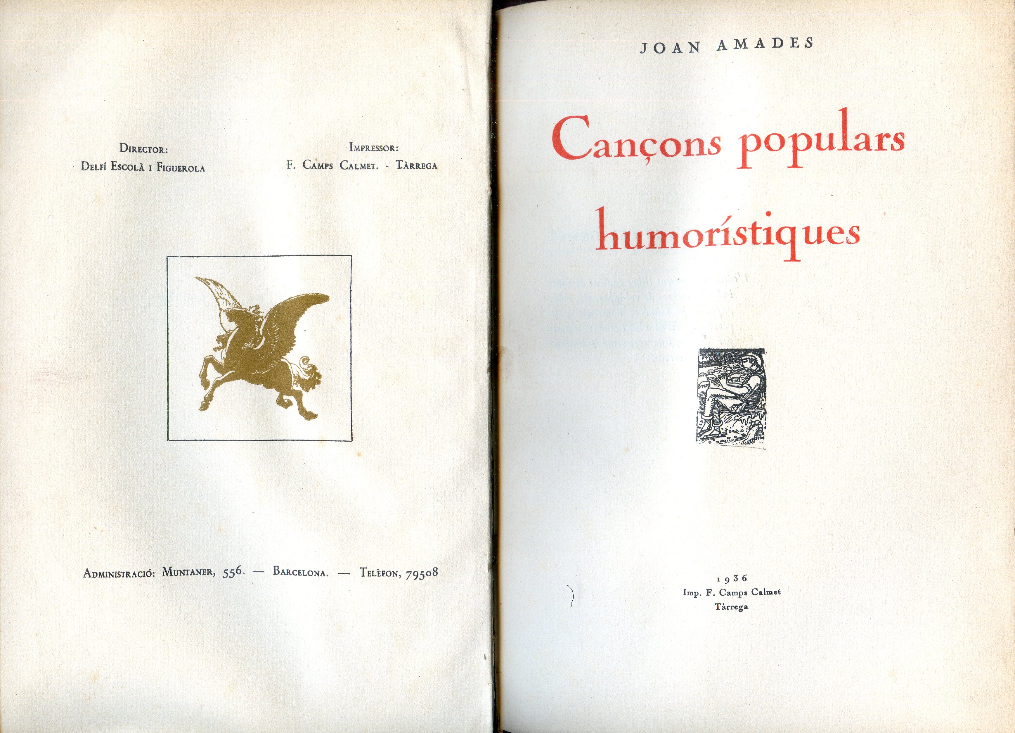 Cançons populars humorístiques - Portada