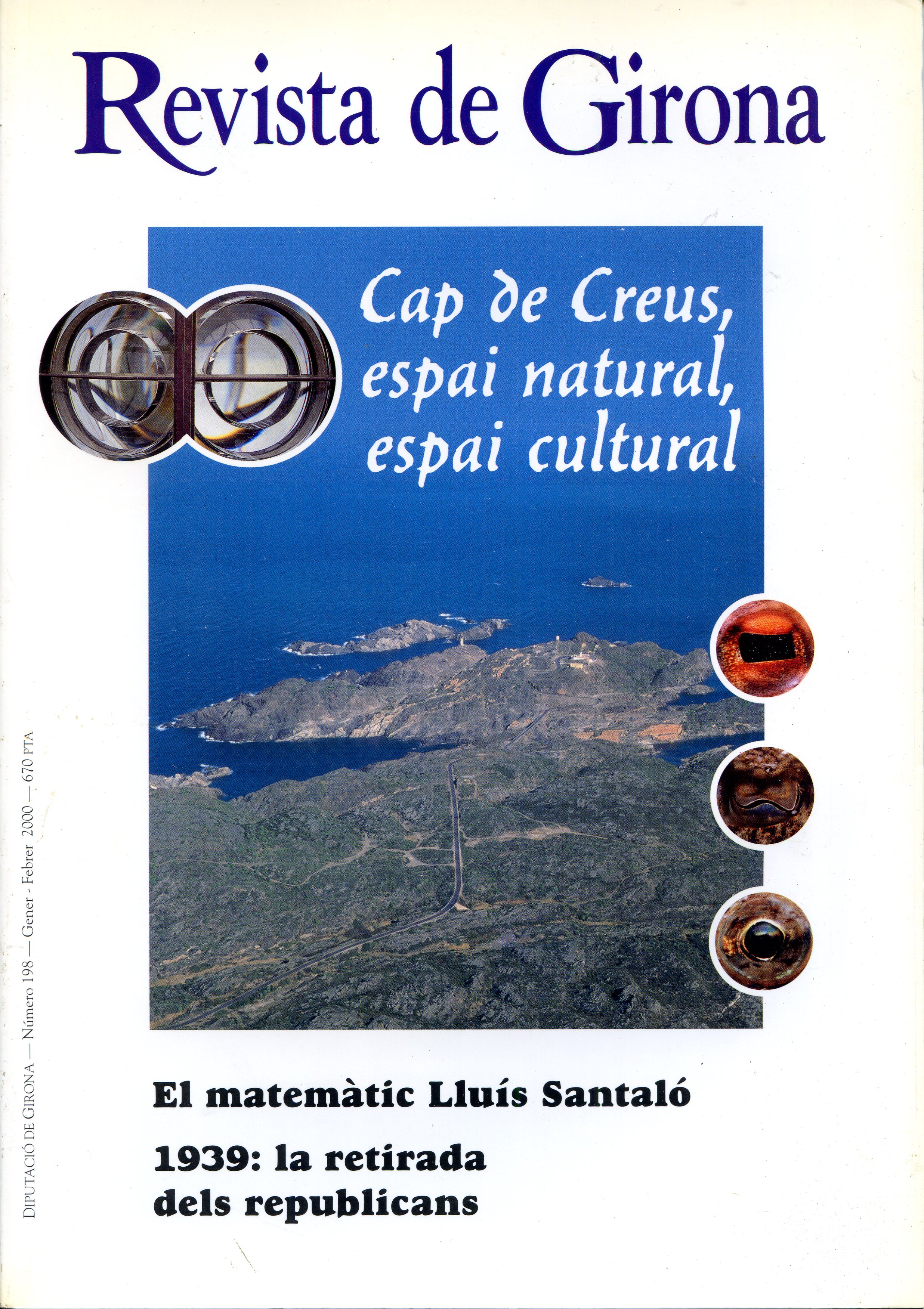 Revista de Girona : Cap de Creus, espai natural, espai cultural (Dossier central) - Portada