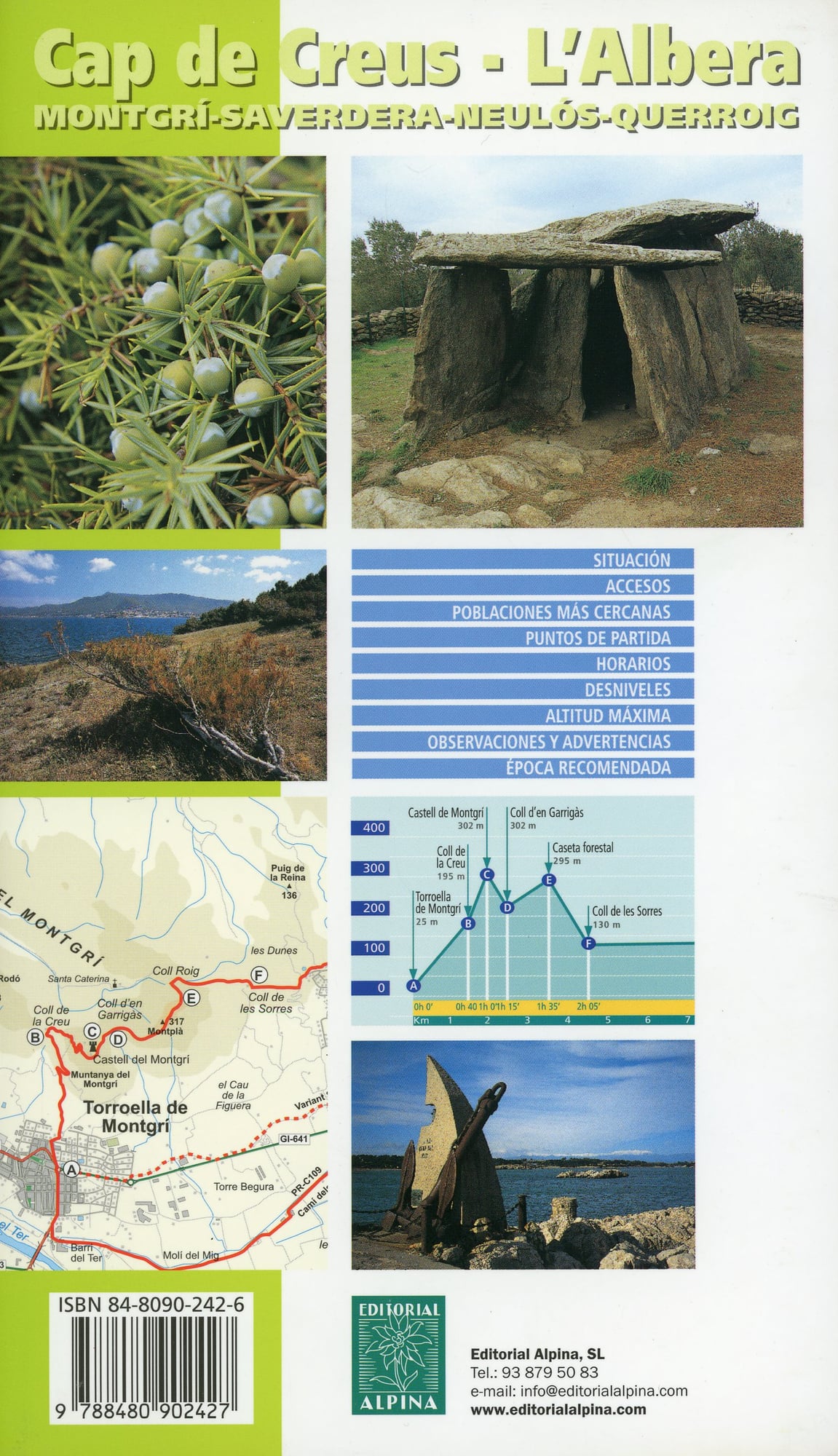 Cap de Creus - L'Albera : Montgrí - Saverdera - Neulós - Querroig - Miniatura 3