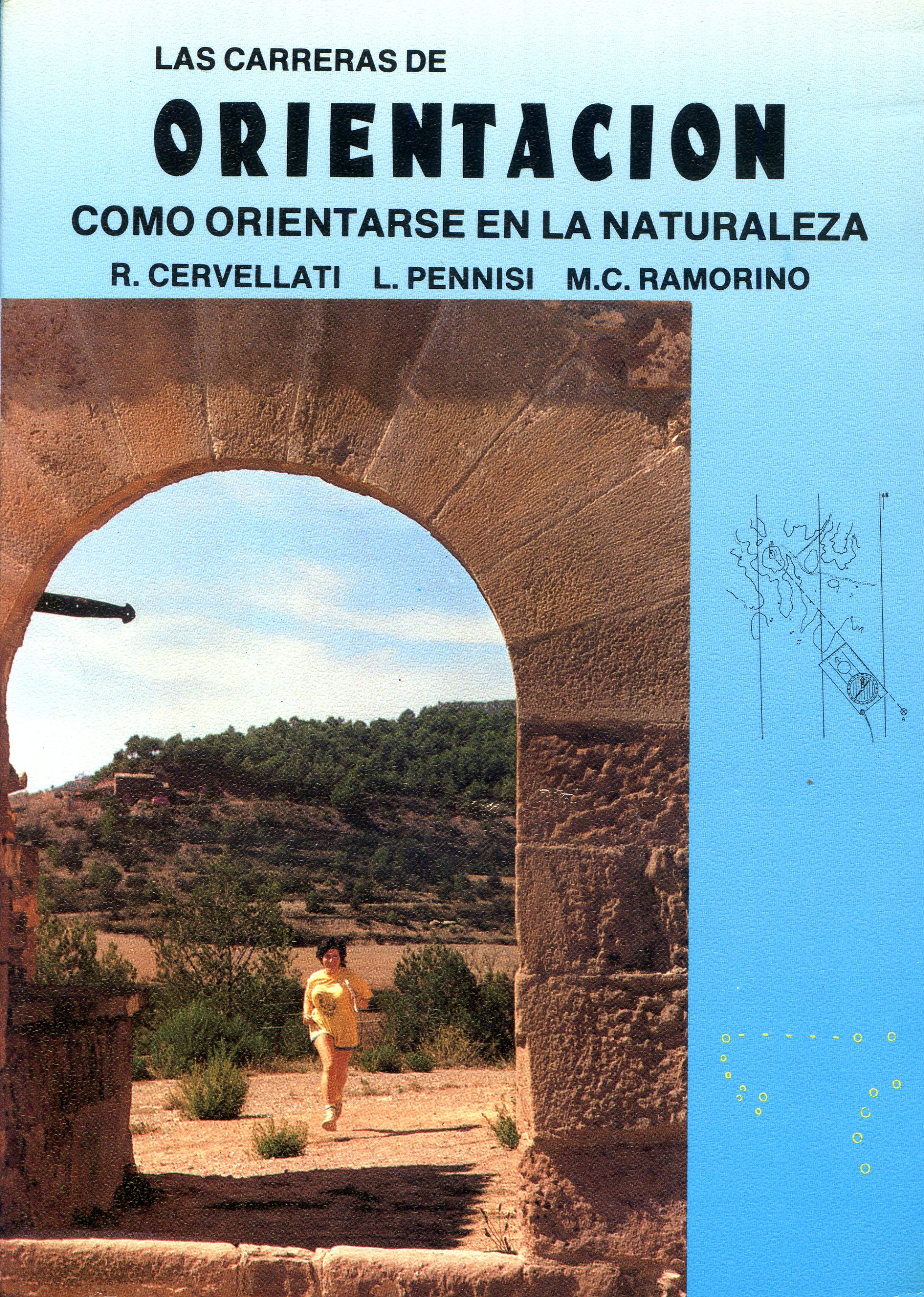 carreras de orientación, Las : Como orientarse en la naturaleza - Portada