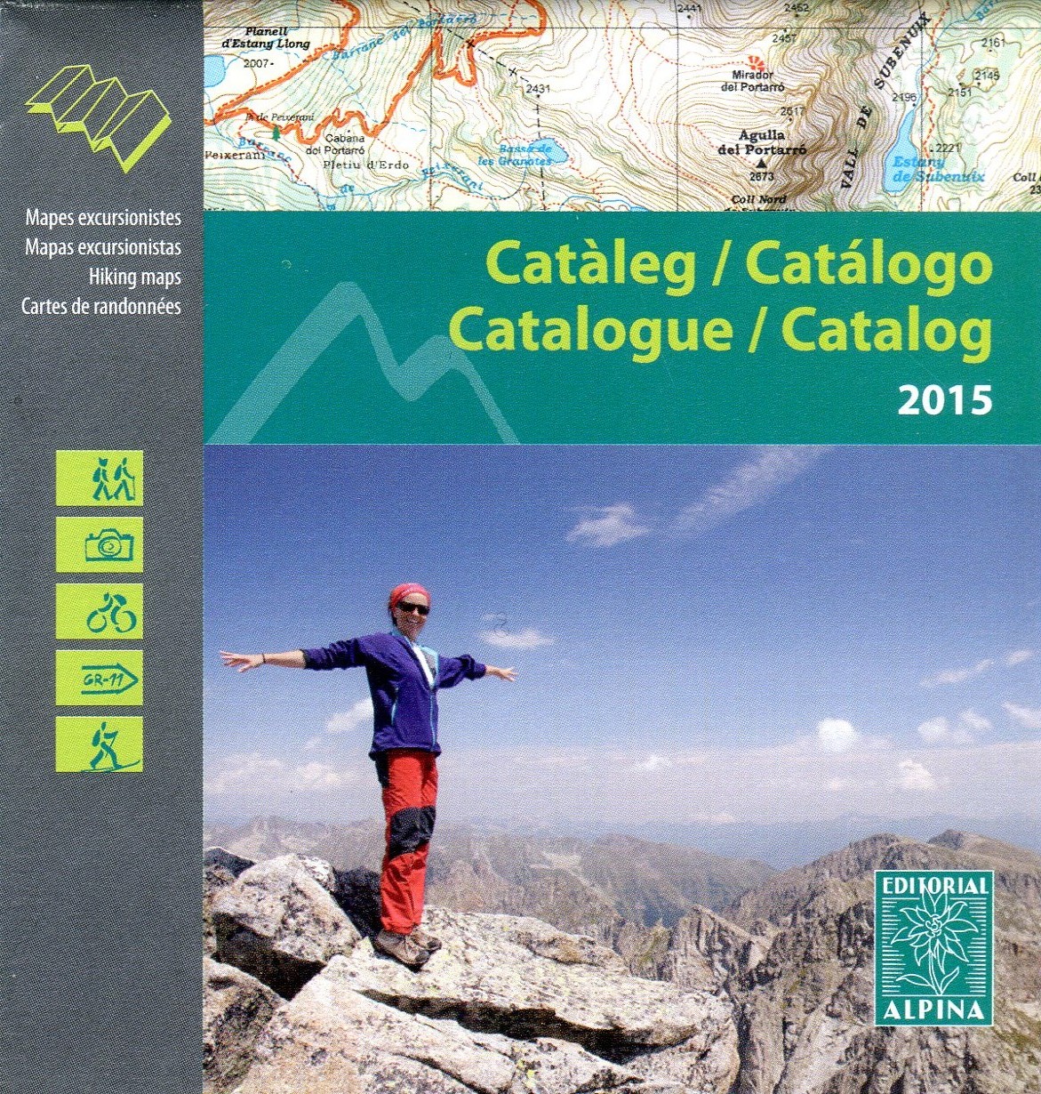 Catàleg / Catálogo / Catalogue / Catalog 2015 : Editorial Alpina - Portada