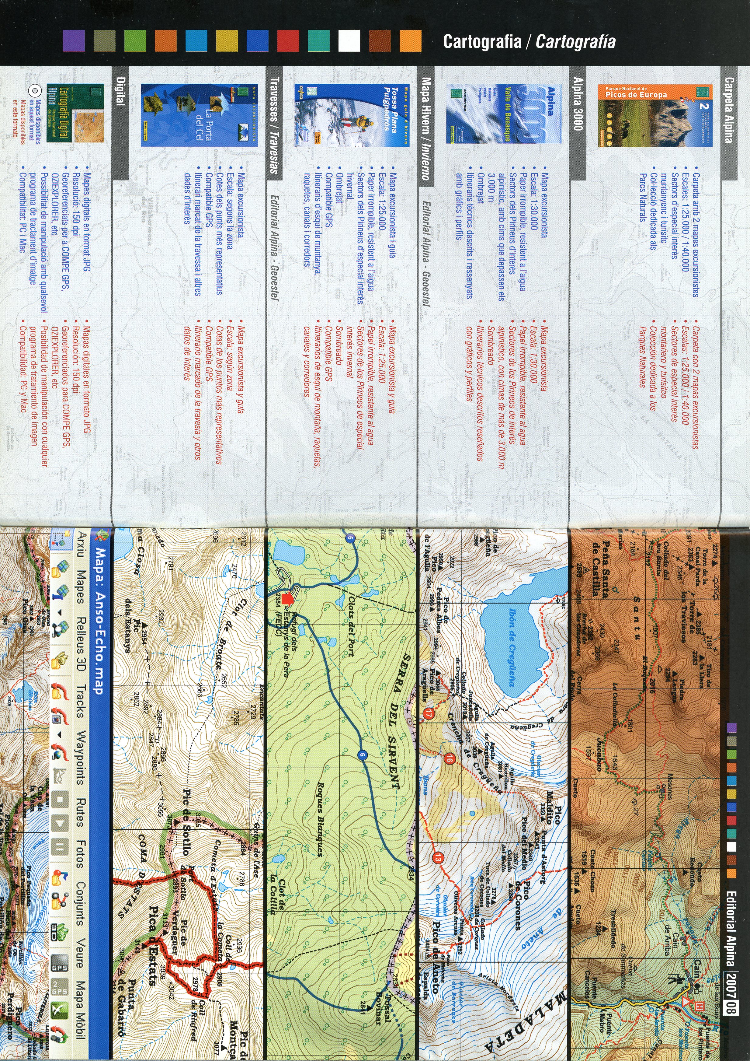 Catàleg General 2007-08 / Catàlogo General 2007-08 : Mapes i Guies Excursionistes / Mapas y Guías Excursionistas - Miniatura 3