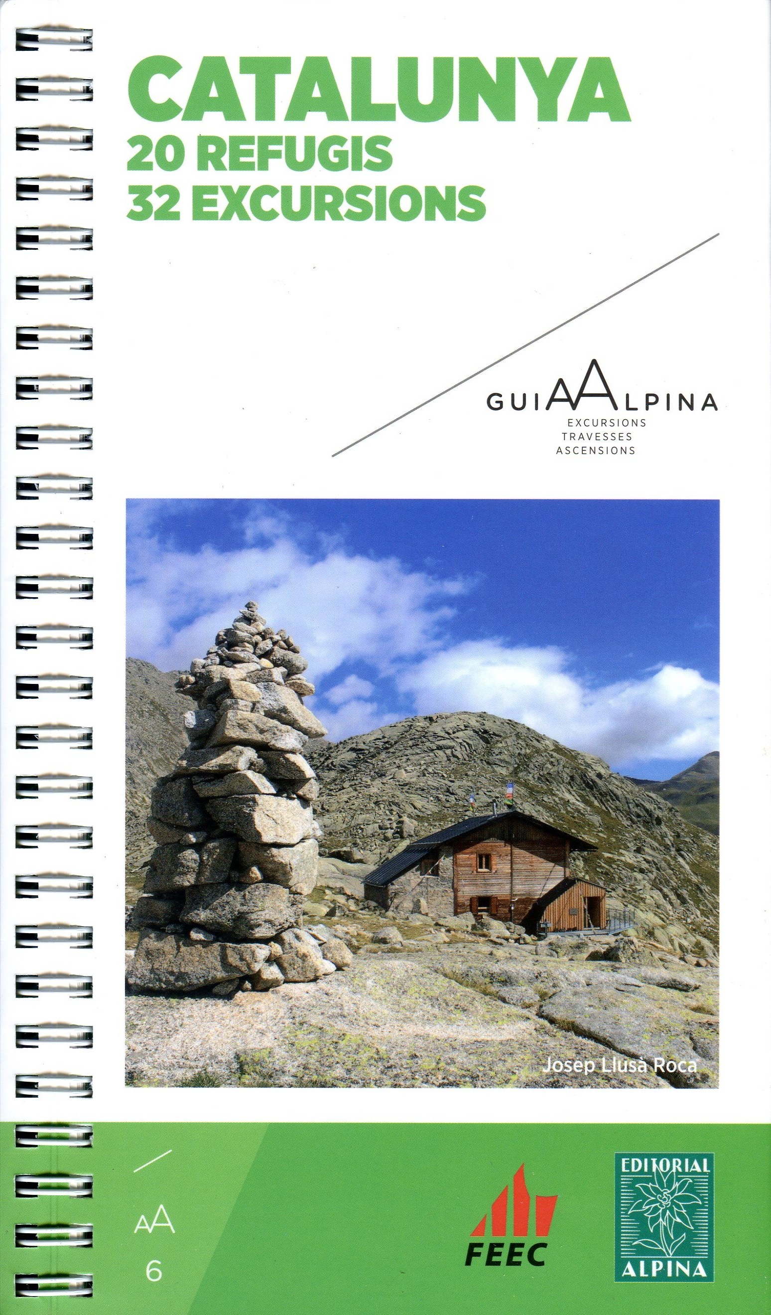 Catalunya 20 refugis 32 excursions - Portada