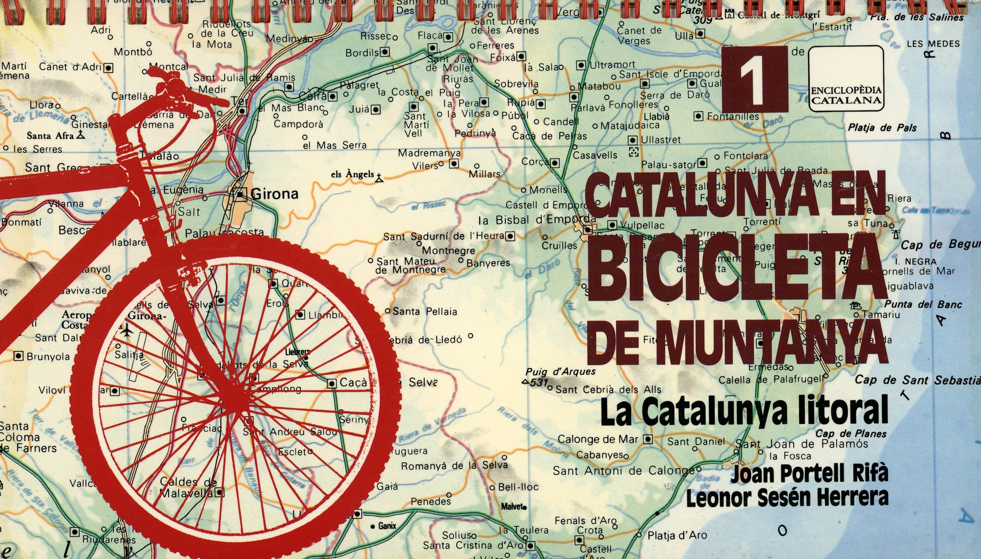 Catalunya en bicicleta de muntanya  : La Catalunya Litoral - Portada
