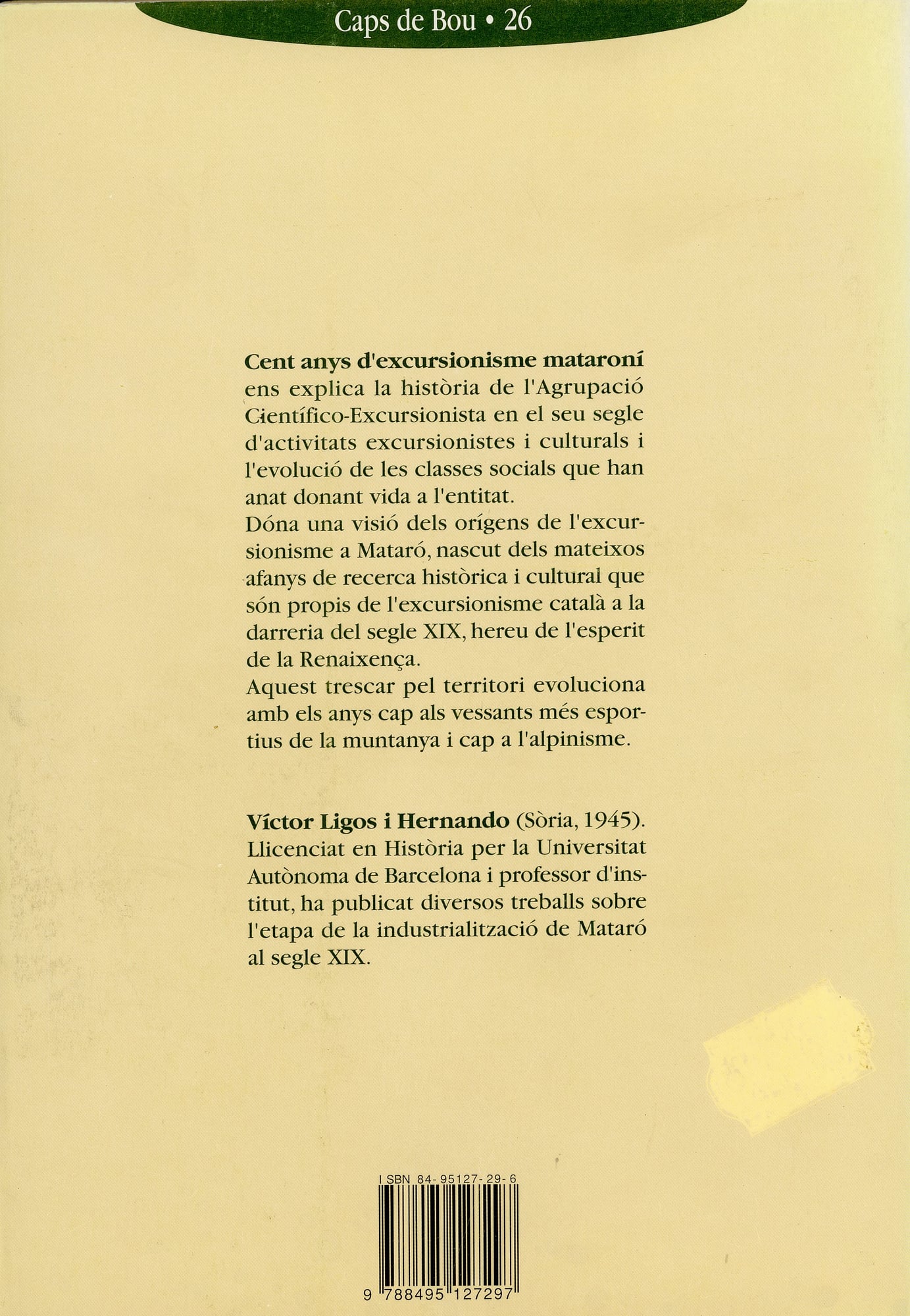 Cent anys d'excursionisme mataroní : Agrupació Científico-Excursionista  1898 -1998 - Miniatura 3