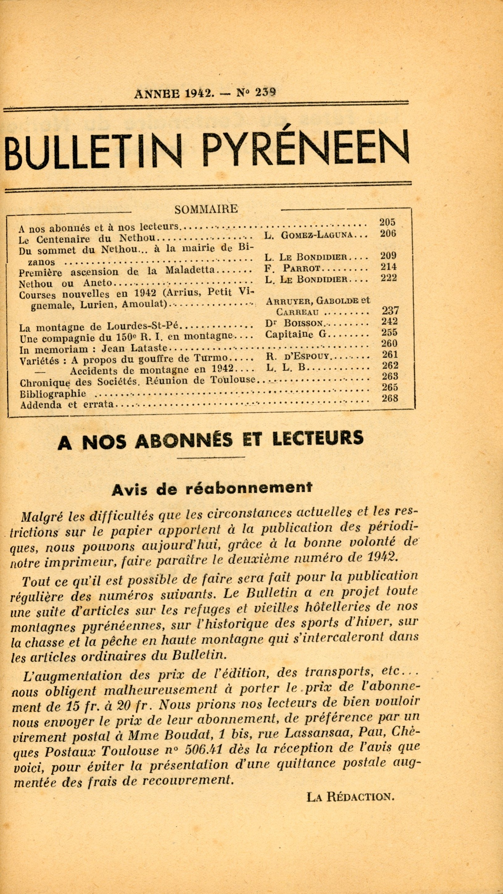 Centenaire de la primière ascension du Néthou 1842-1942 - Miniatura 2