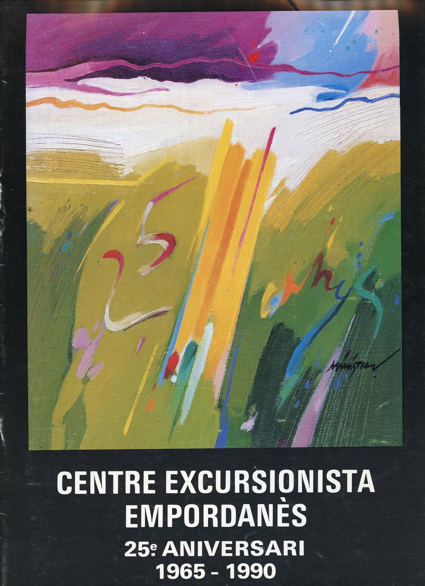 Centre Excursionista Empordanès : 25e Aniversari 1965-1990 - Portada