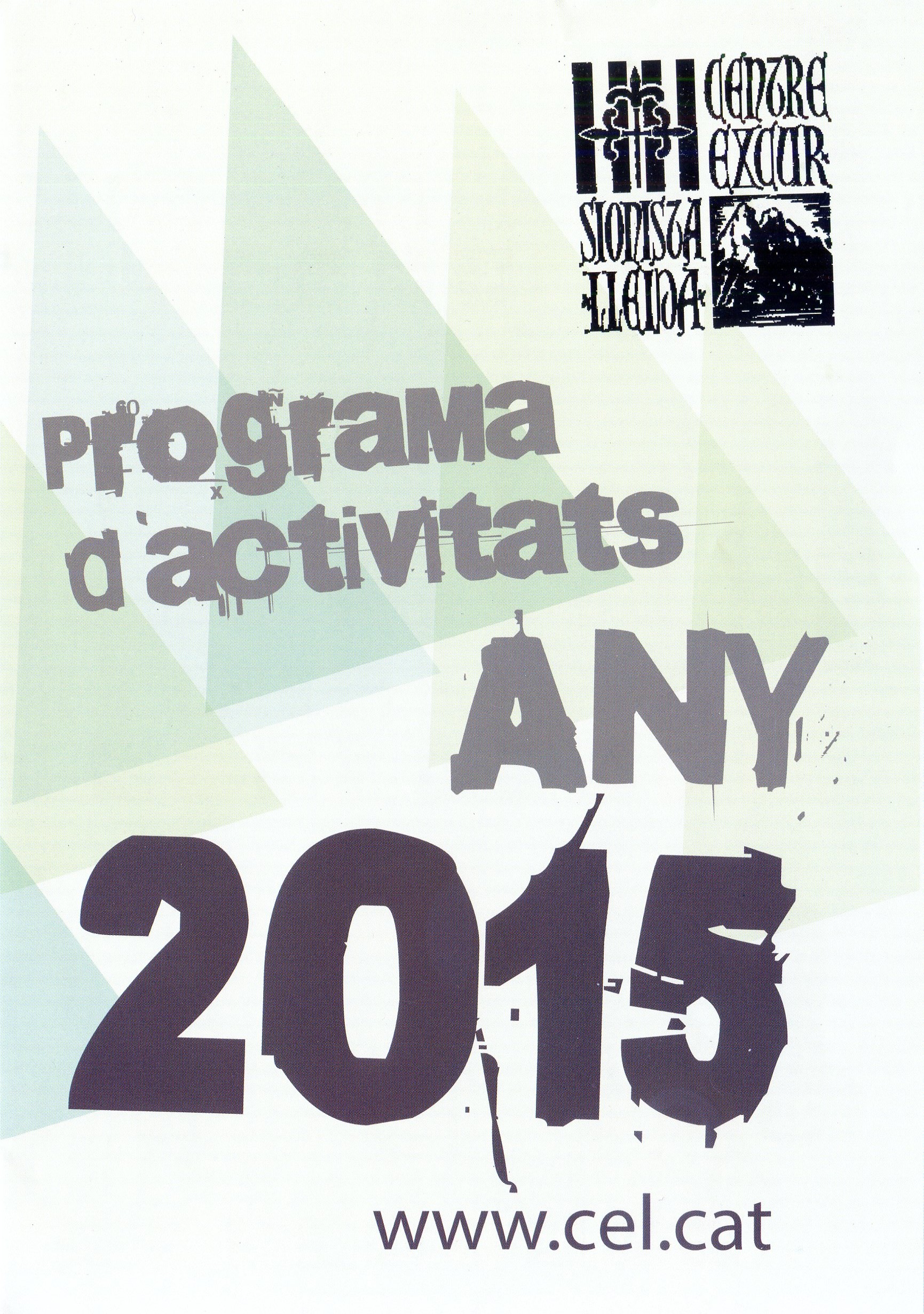 Programa d'activitats : Any 2015 : Centre Excursionista de Lleida - Portada
