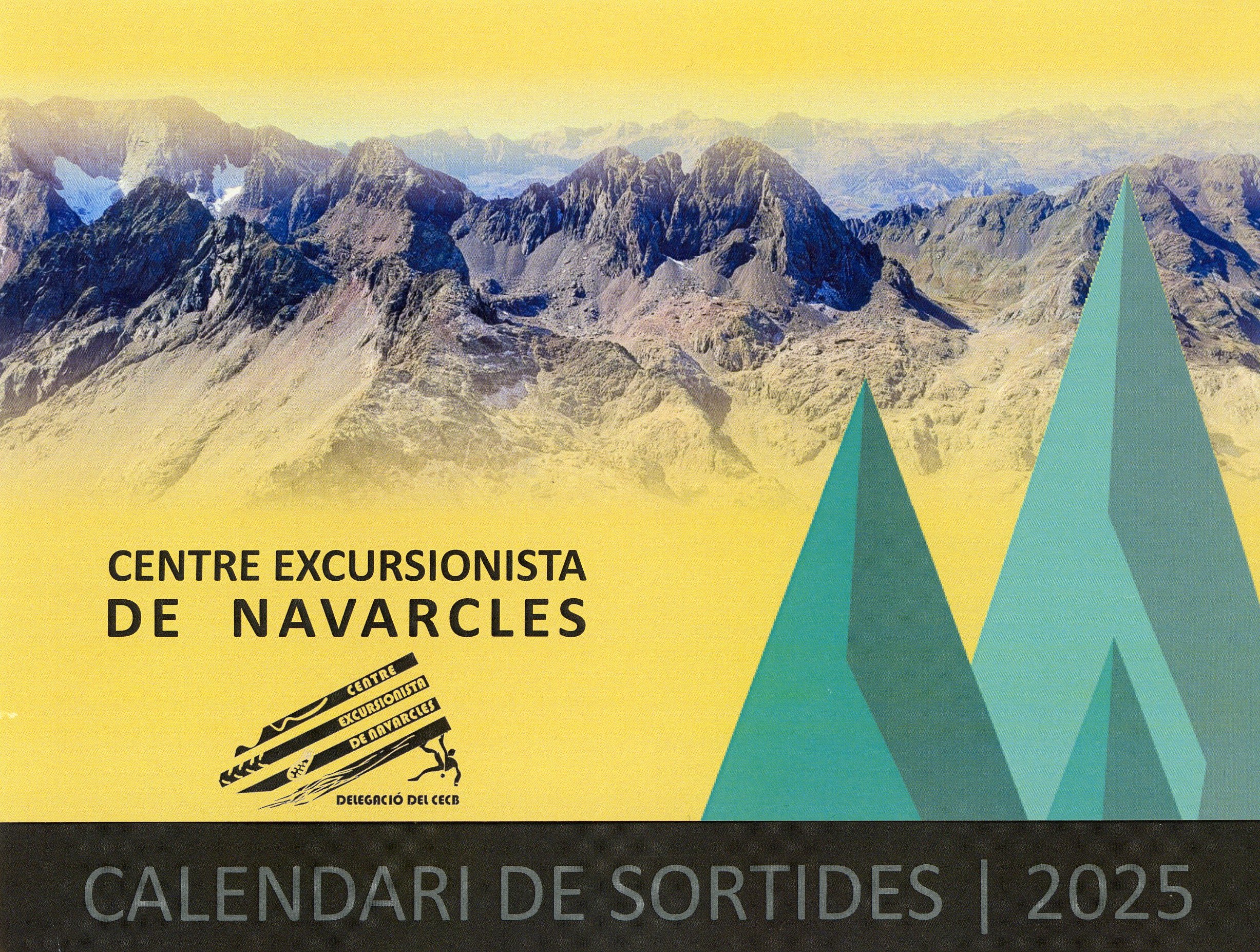 Calendari de sortides 2025 : Centre Excursionista de Navarcles - Portada
