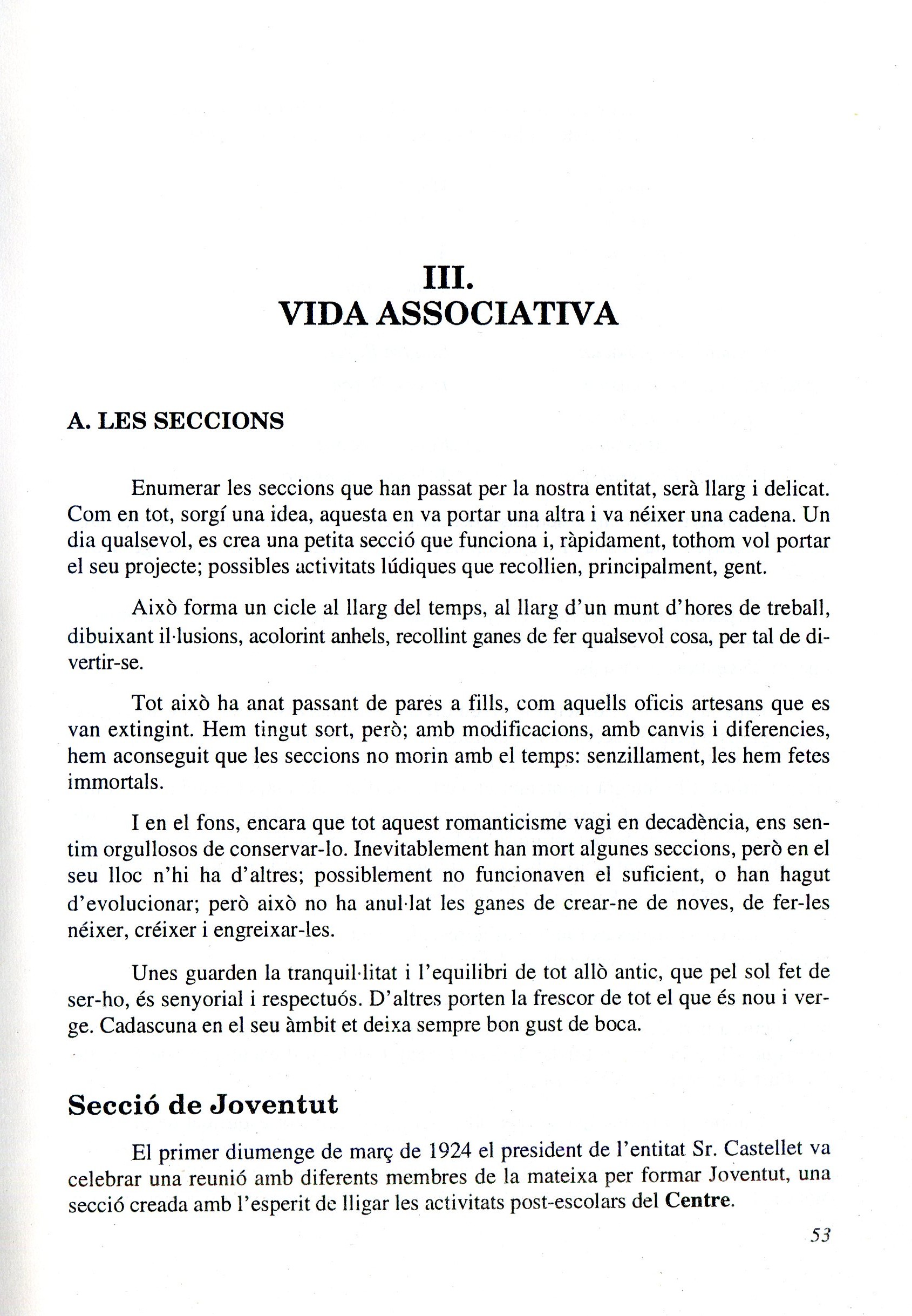 Centre Moral i Instructiu de Gràcia : Recull històric 1869 -1994 - Miniatura 3