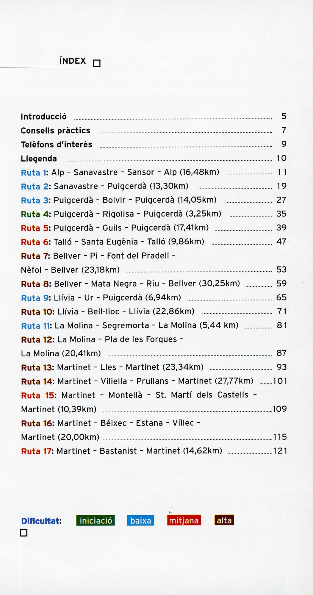 Cerdanya amb btt, La : 17 rutes amb bicicleta i a peu. Recorreguts senyalitzats - Miniatura 2