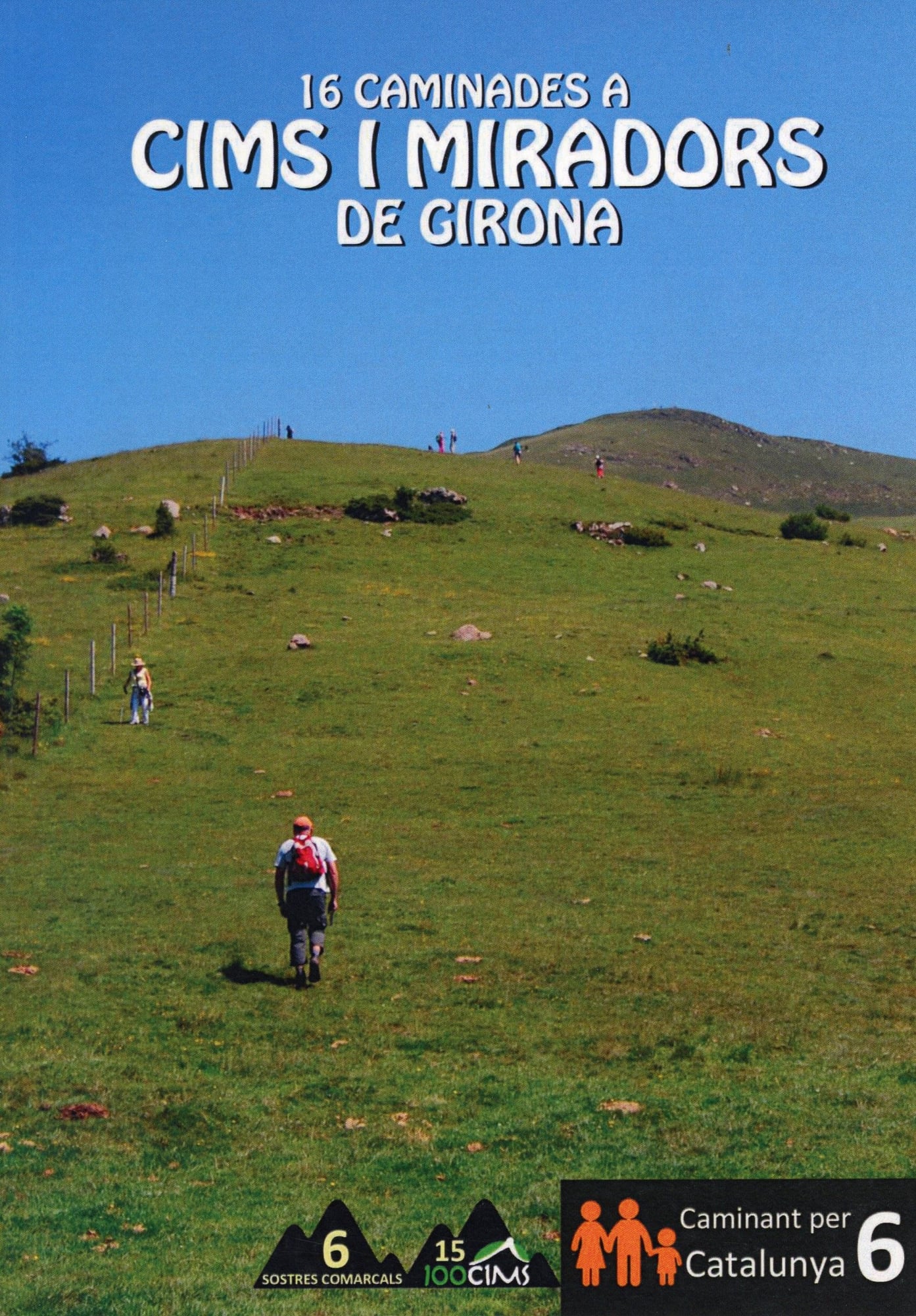 16 caminades a cims i miradors de Girona - Portada