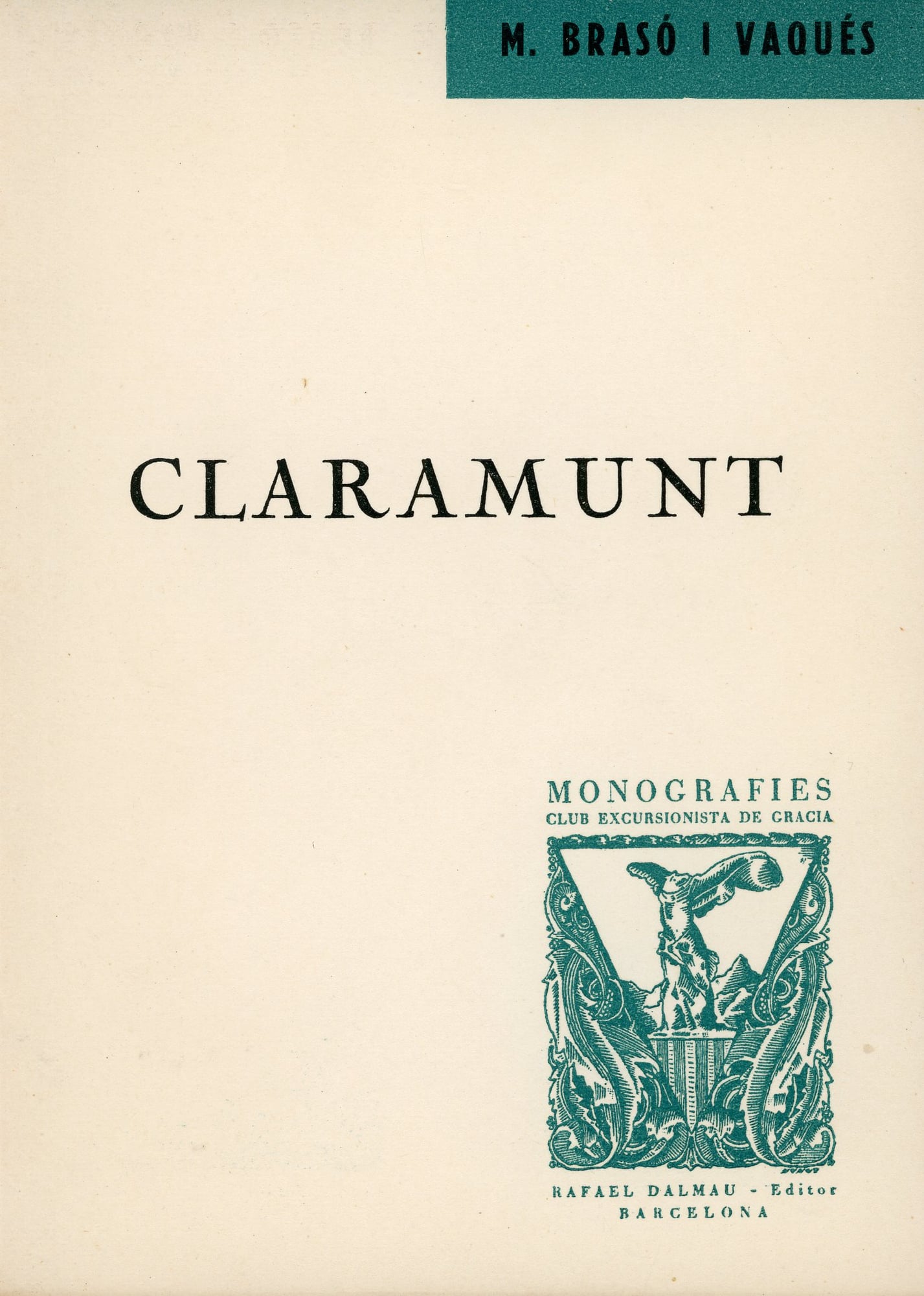 Claramunt - Portada