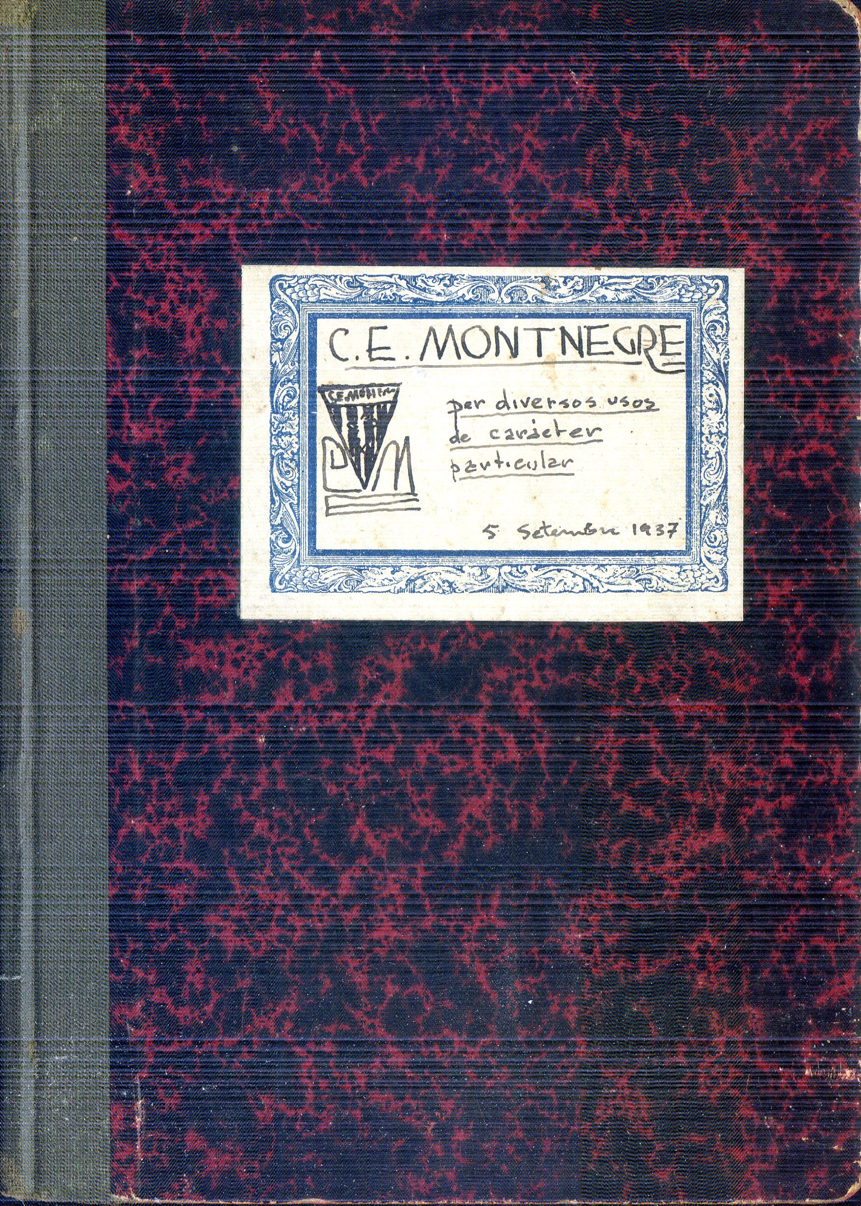 C.E. Montnegre : Per diversos usos de caràcter particular : 5 setembre 1937 - Portada