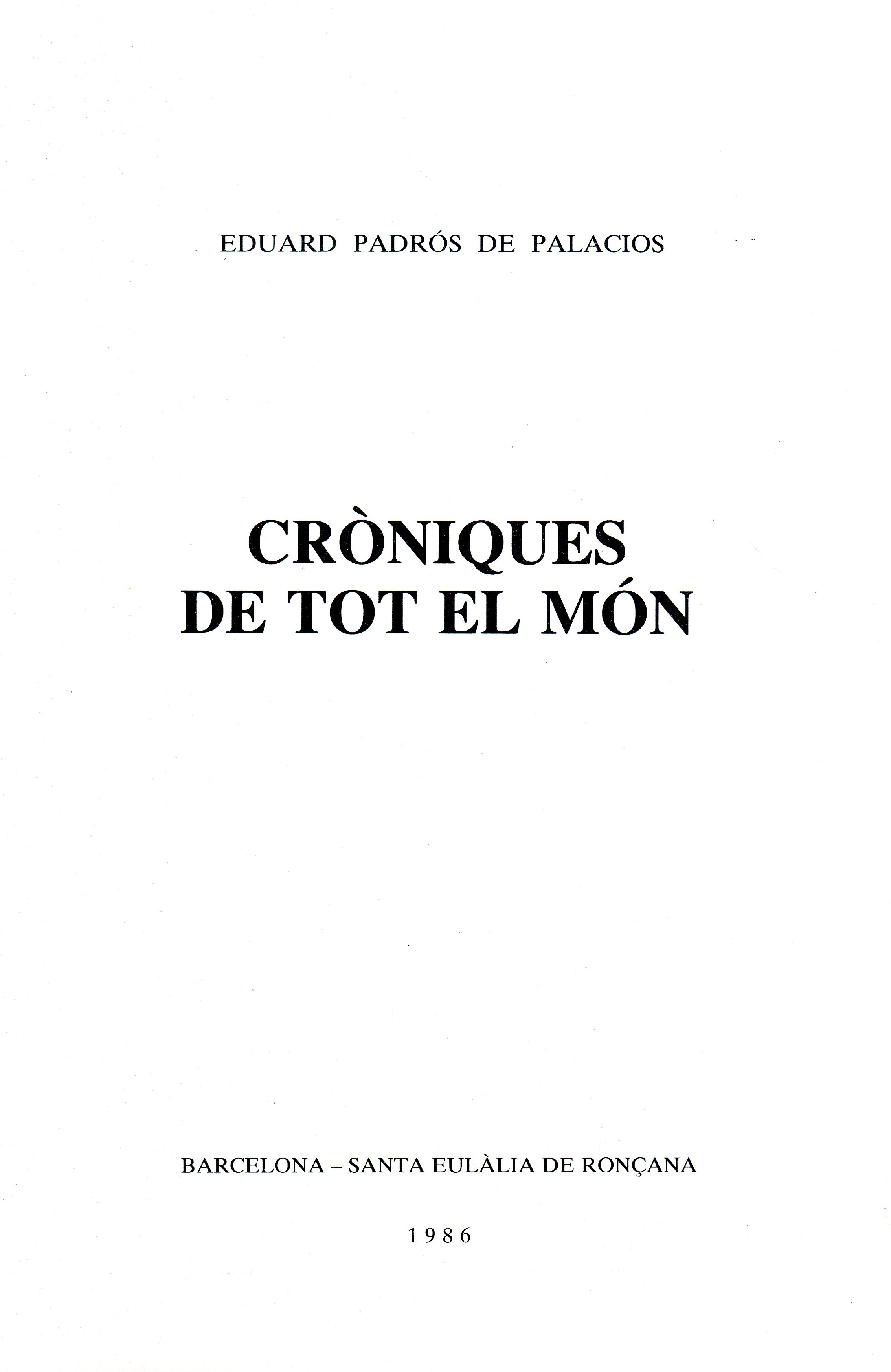 Cròniques de tot el món - Miniatura 2
